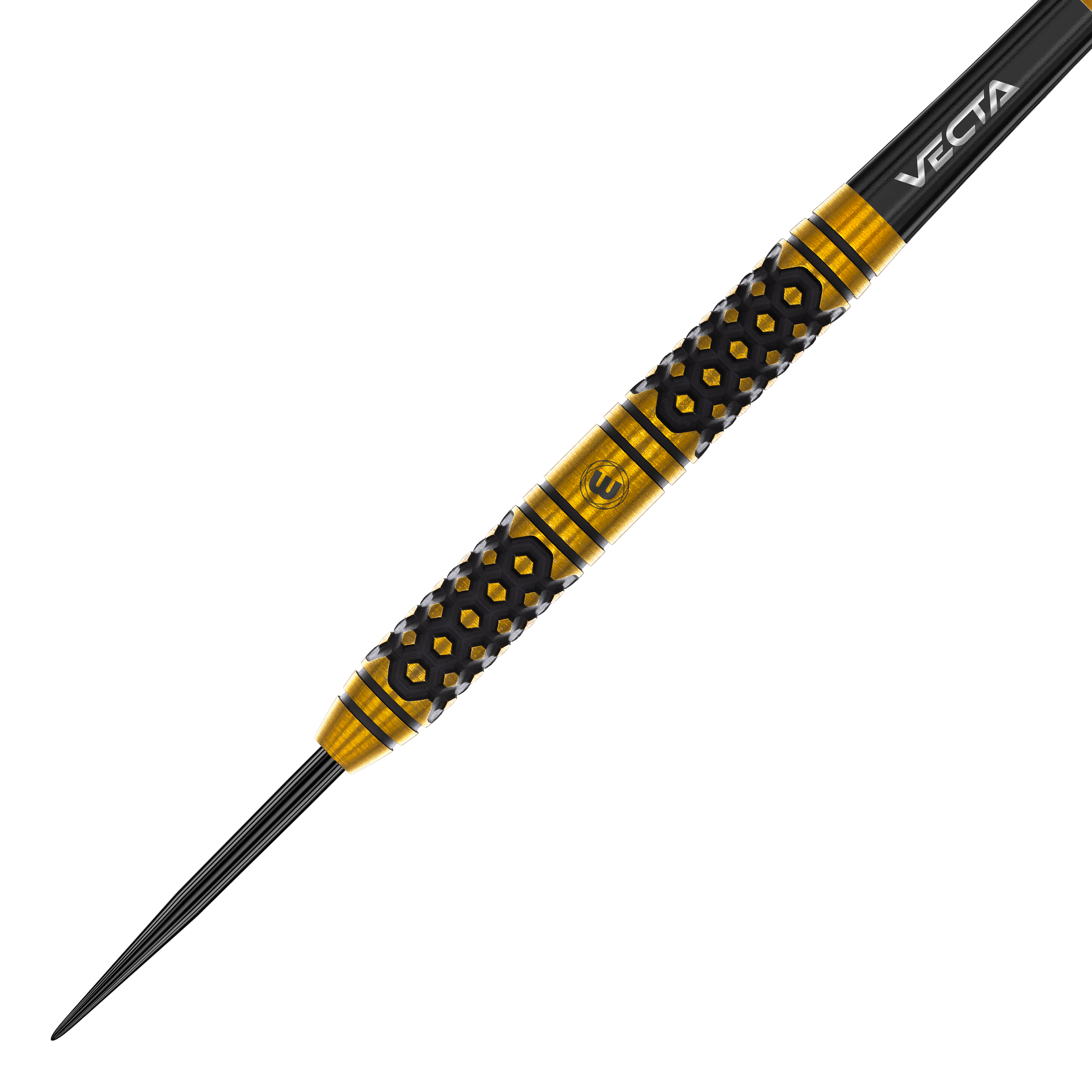 Winmau Team 360 Bradley Van Der Velden Steeldarts mit 22 Gramm sind auf dem Bild zu sehen. Die Aufnahme zeigt das Aussehen dieser Steeldarts.