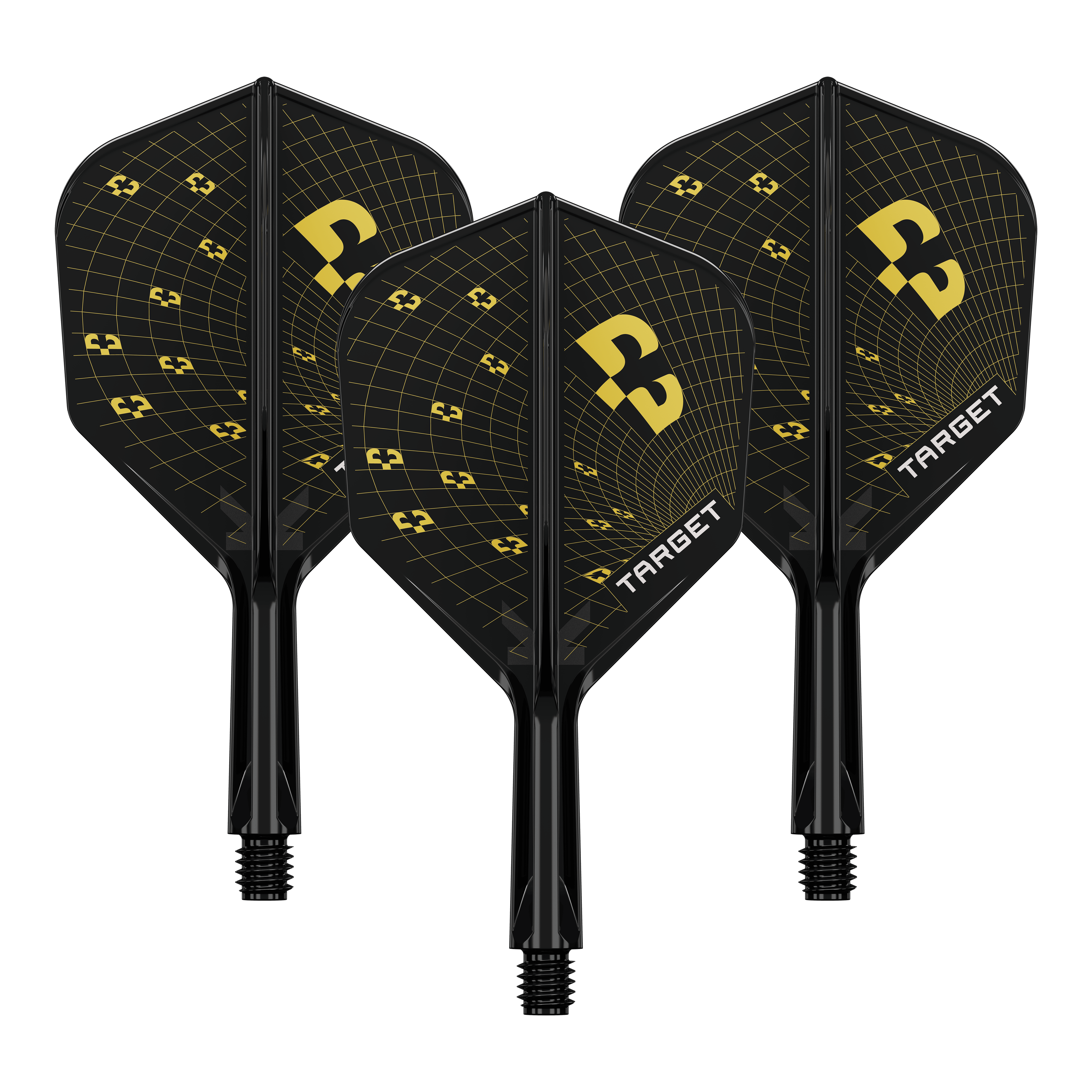 Alette Target K-Flex Bolide n. 6 Hier sieht man ein Set Dartflights aus der K-Flex Bolide No6 Serie, 19 mm groß. Das Set eignet sich perfekt für Dartsportler.