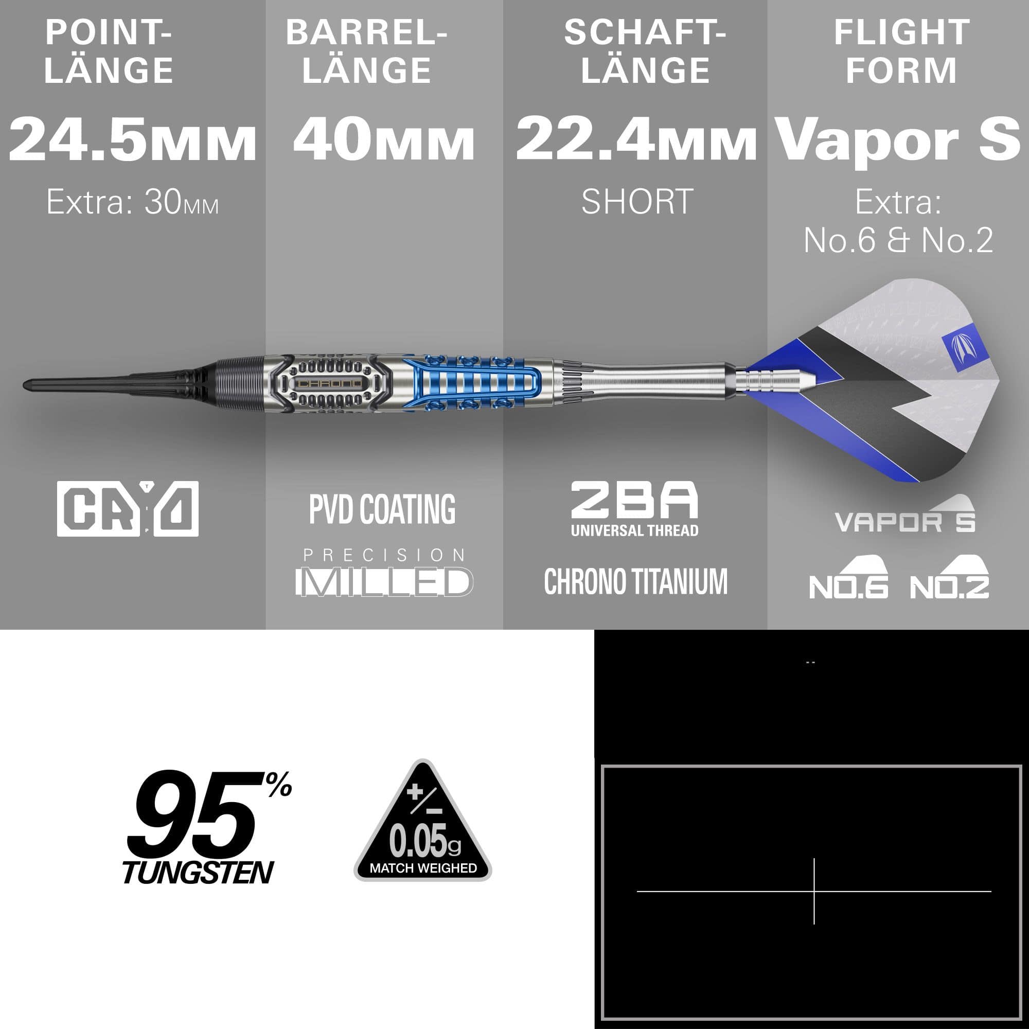 Freccette morbide Target Phil Taylor Power X Chrono
