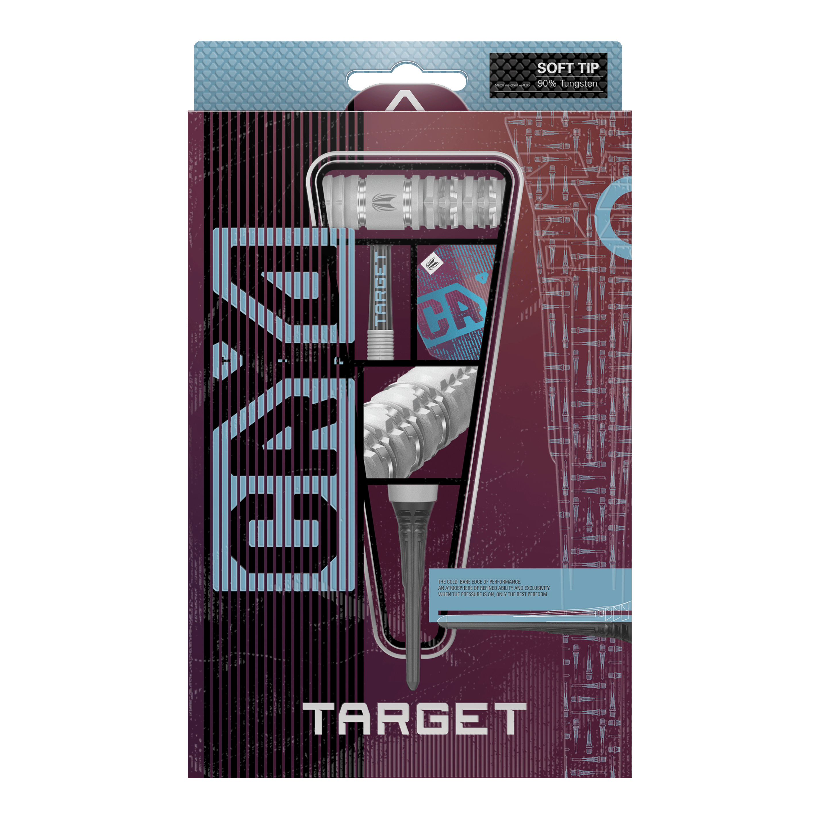 Die Abbildung zeigt die Target Cryo 11 Softdarts. Die Darts sind modern gestaltet und besonders für Softdartspiele geeignet.