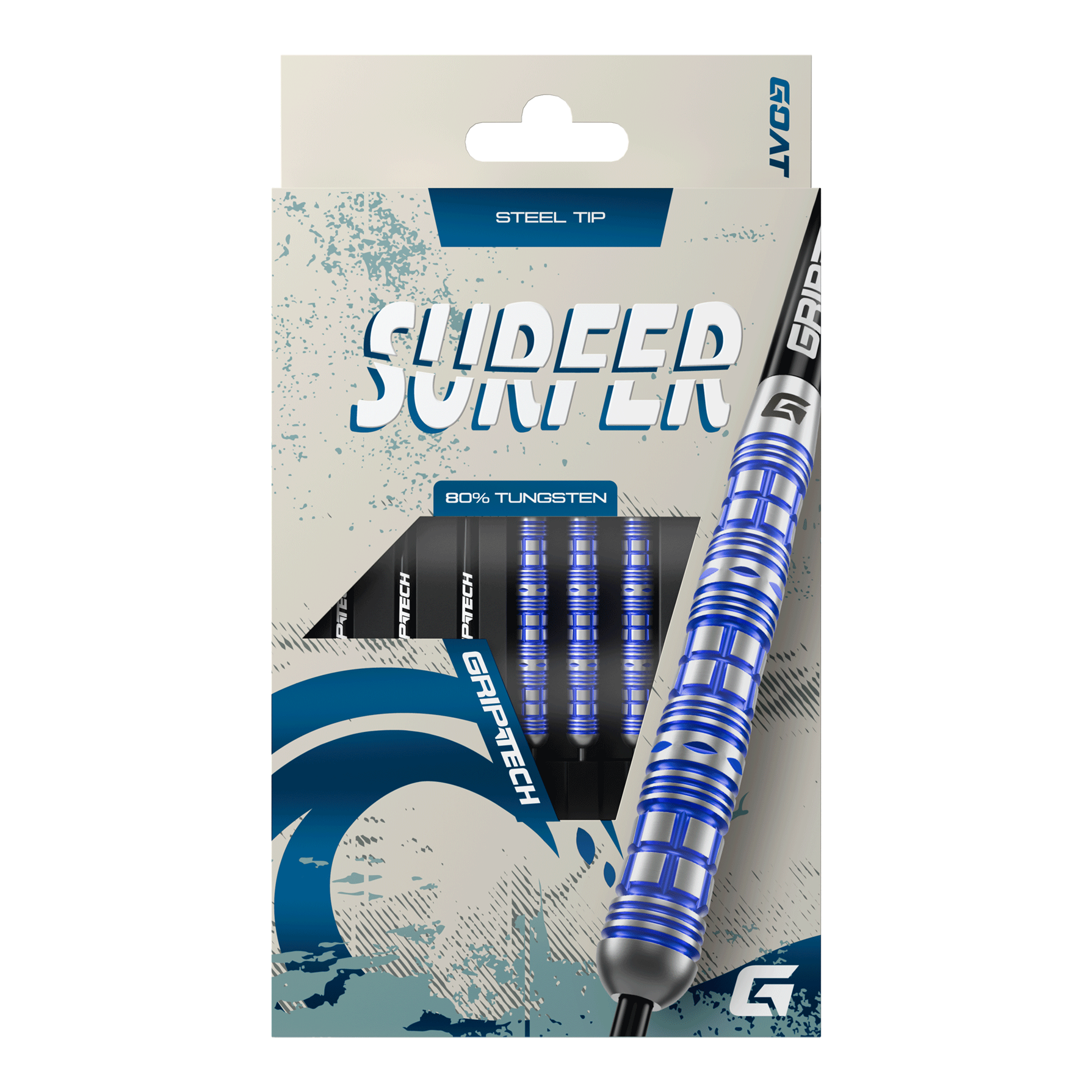 Freccette in acciaio GOAT Surfer Hier sieht man die GOAT Surfer Steeldarts. Sie sind modern und in hoher Qualität gefertigt.