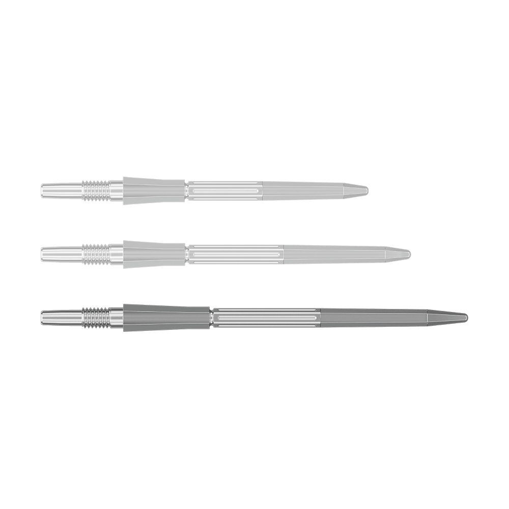 Punte per freccette Target Elysian Archetype 43 Swiss Point in acciaio - Argento Auf dem Bild sind SwissPoint Dartspitzen in Silber mit einer Länge von 42 mm zu sehen. Dieses Produkt ist für Dartpfeile gedacht.