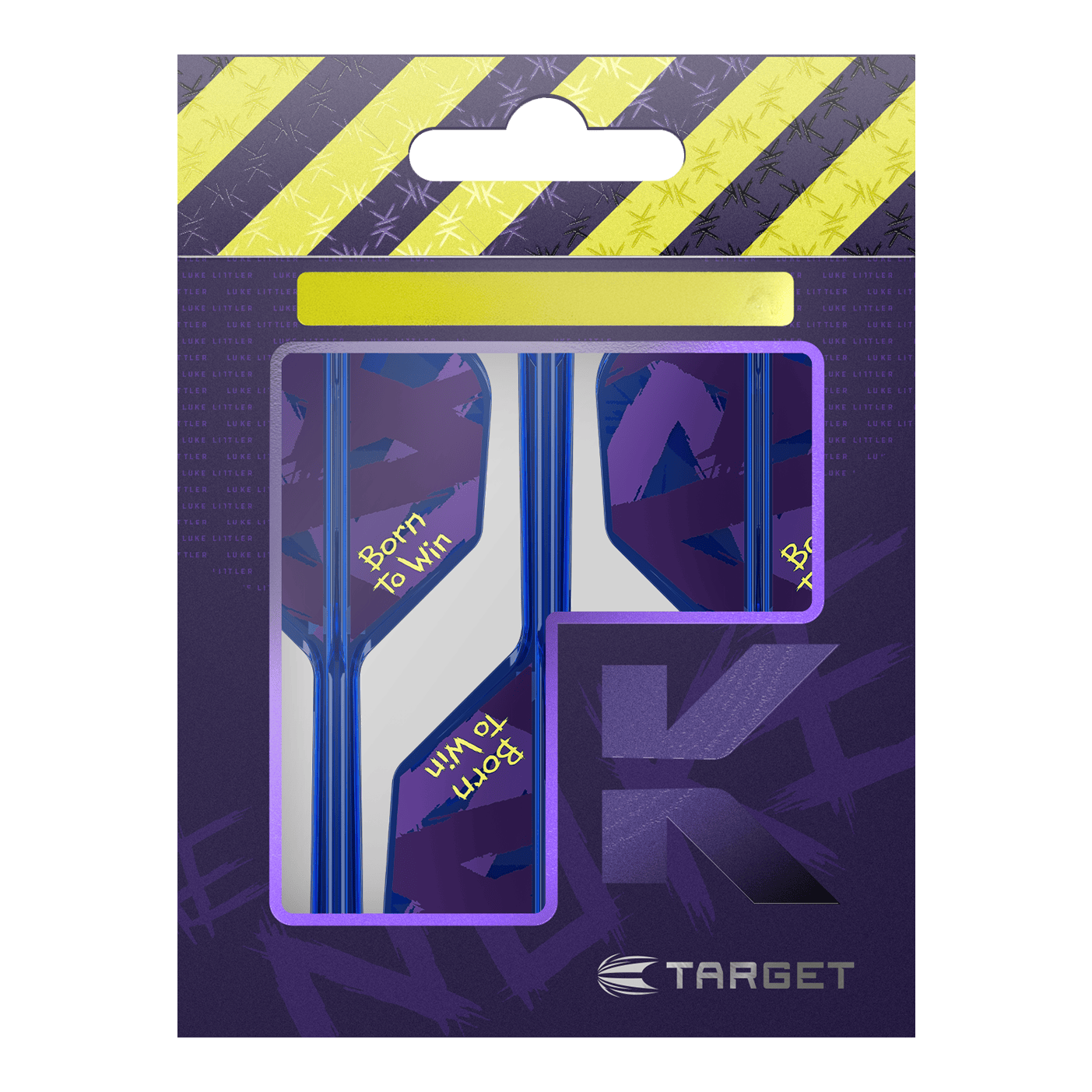 Target K-Flex Luke Littler Nato per vincere Campione del mondo n. 6 Voli Hier sehen Sie die Target K-Flex Luke Littler Born To Win World Champion No6 Flights. Es handelt sich um spezielle Dart-Flights für Profis.