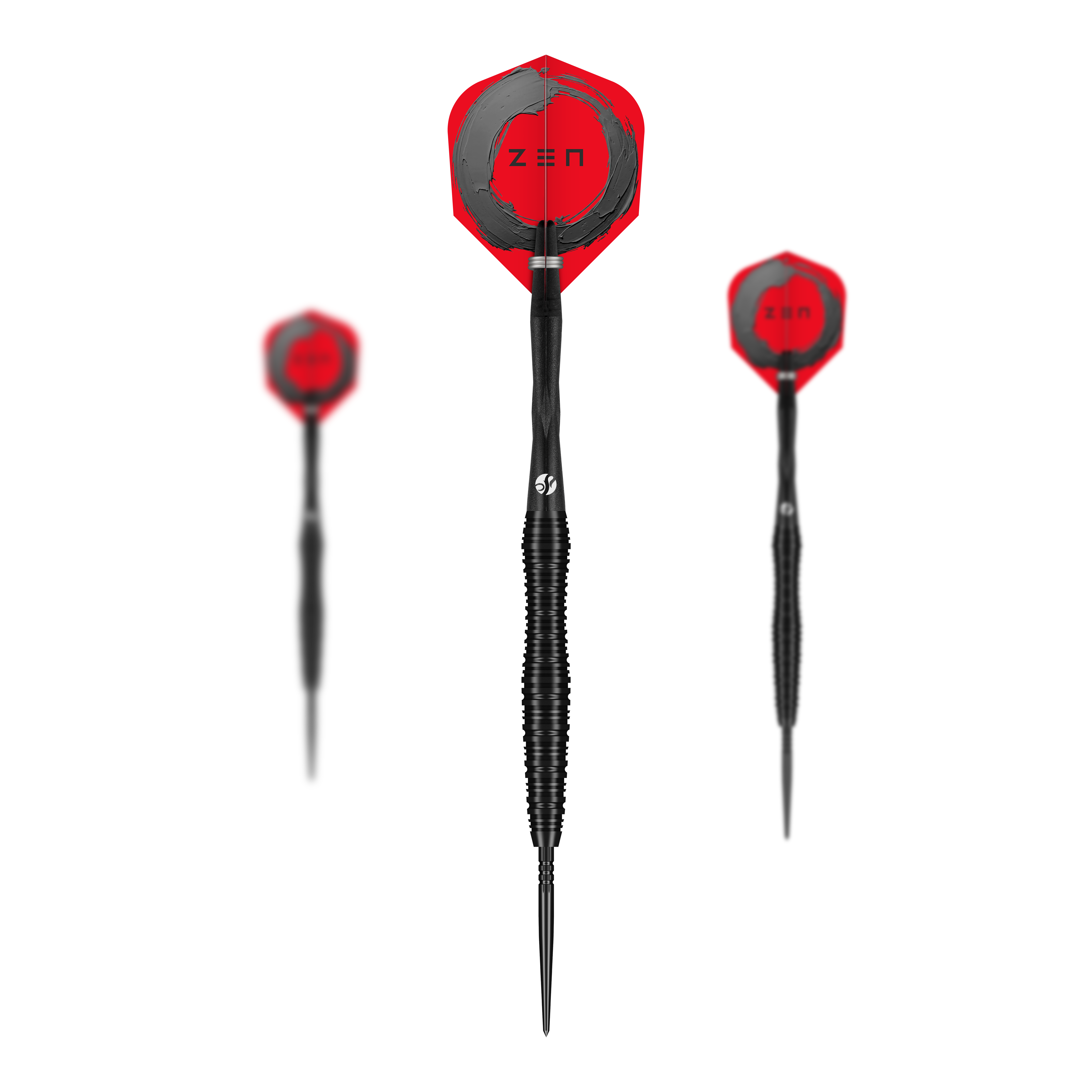 Freccette in acciaio Shot ZEN Scallop Turbo Point - 23 g Abgebildet ist ein Set der Shot ZEN Scallop Turbo Point Steeldarts - 23g. Das Set eignet sich ideal für ambitionierte Dartspieler.