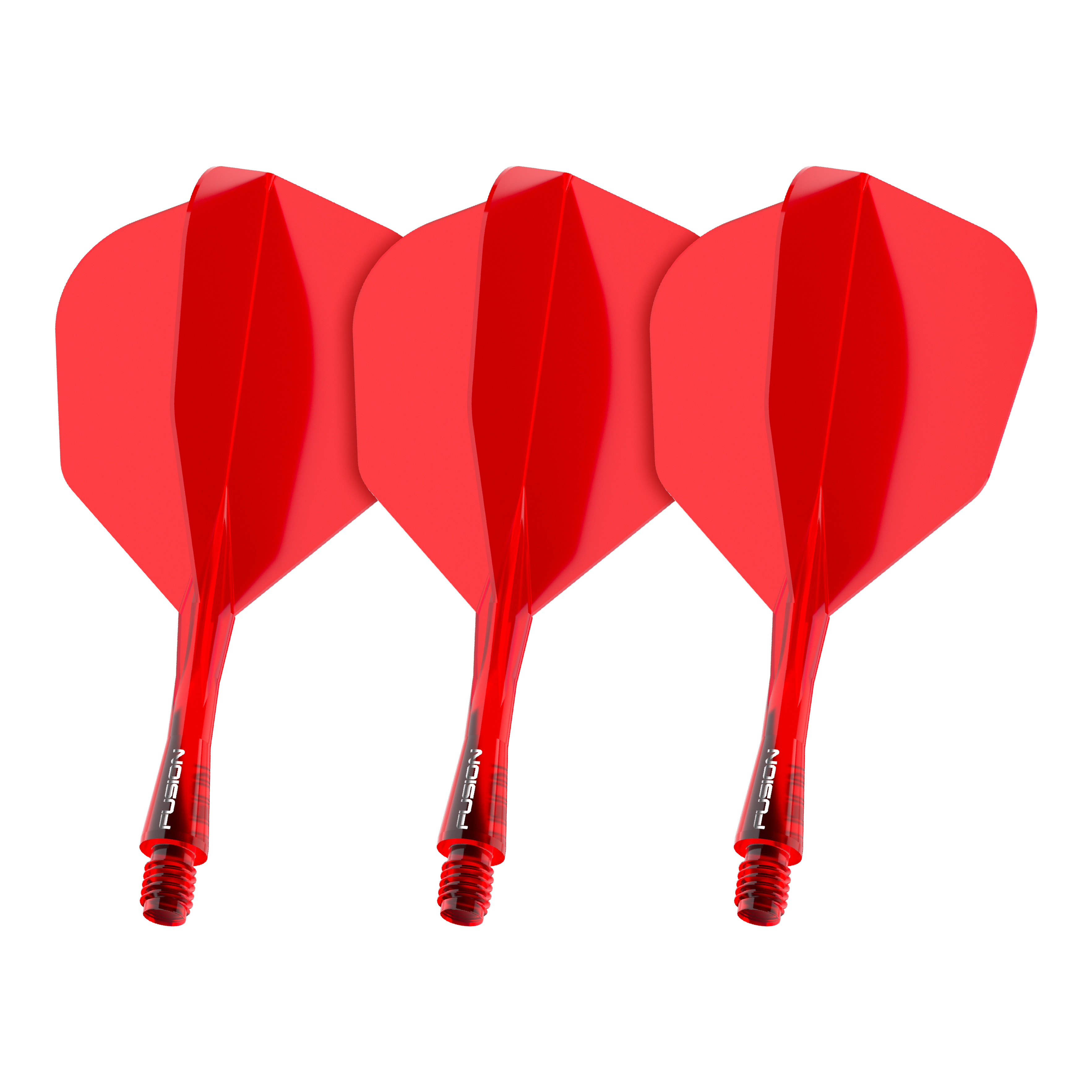 Sistema di alberi di volo a fusione Winmau n. 6 rosso Dieses Bild zeigt das Winmau Fusion Flight Shaft System No6 in Rot mit einer Länge von 22 mm. Es handelt sich um ein Set für Dartpfeile.