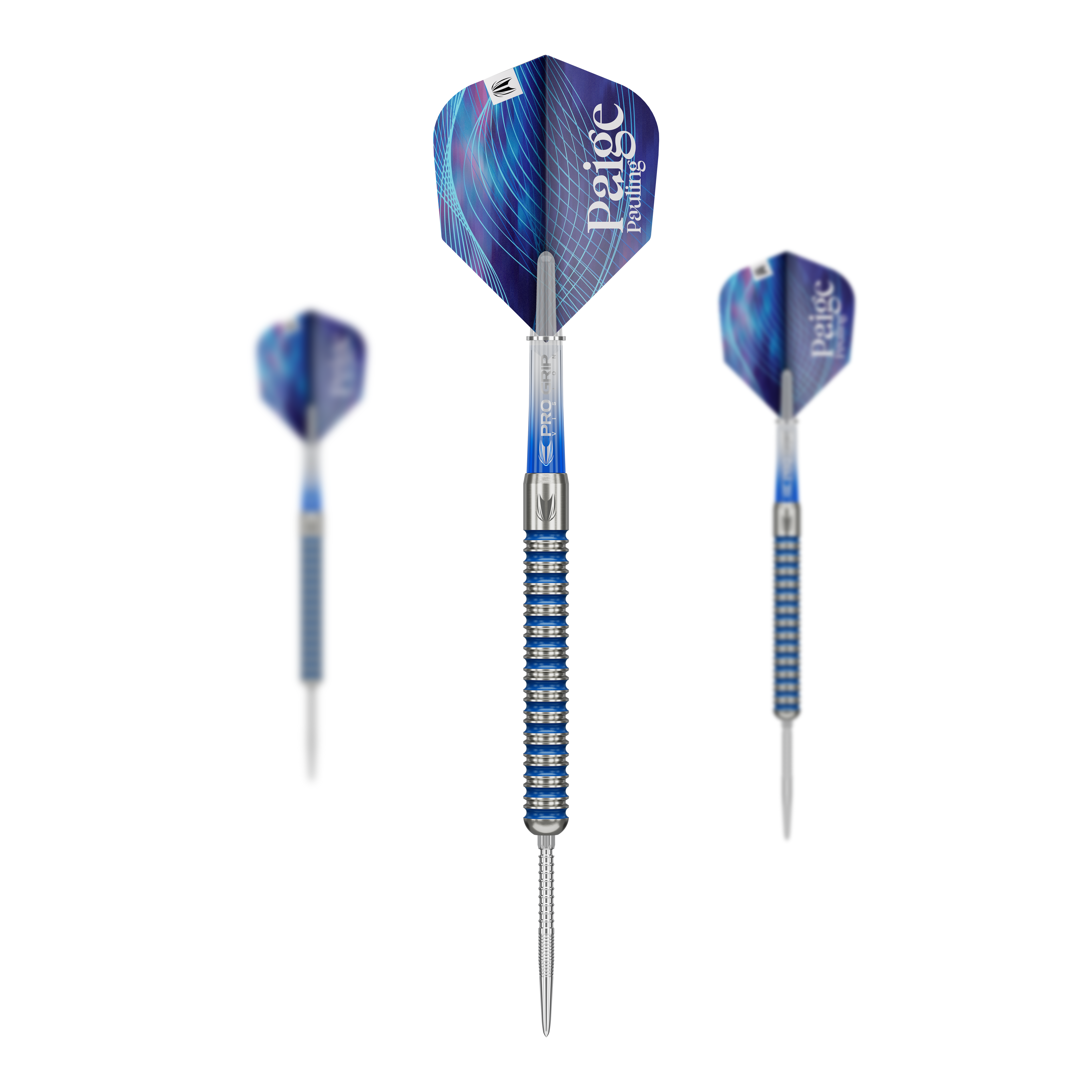 Freccette in acciaio Target Paige Pauling GEN1 Swiss Points - 22 g Abgebildet ist das Produkt Target Paige Pauling GEN1 Swiss Points Steeldarts - 22g. Dieses Bild zeigt eine Darts-Set bestehend aus hochwertigen Steeldarts.
