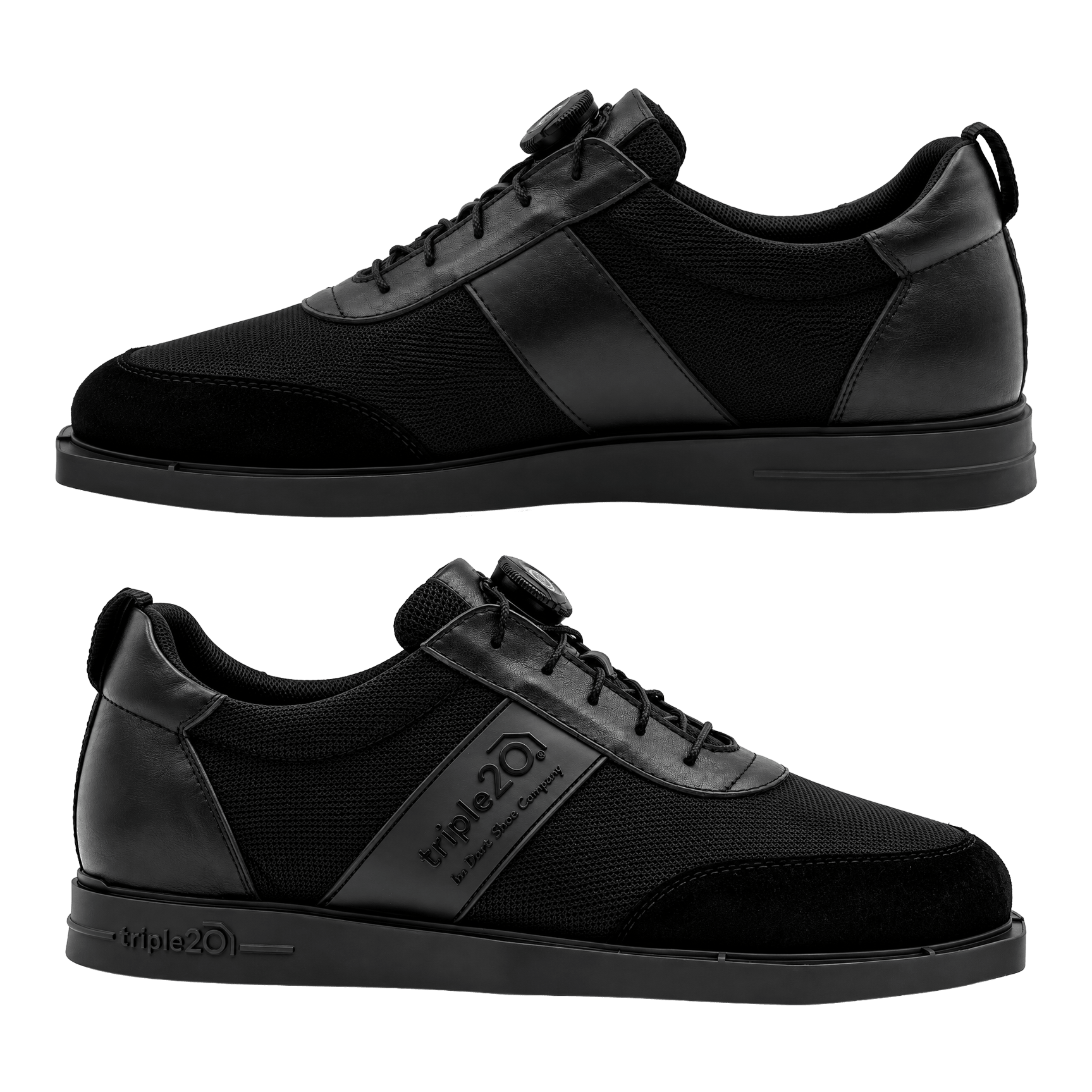 Scarpe Triple20 Dart in tessuto con chiusura a torsione - nere