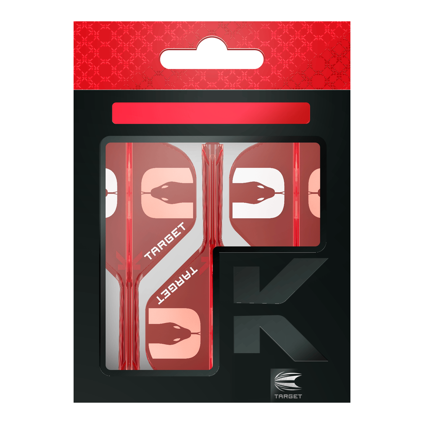 Voli standard Target K-Flex Nathan Aspinall No2 Dieses Bild zeigt die Target K-Flex Nathan Aspinall No2 Standard Flights. Es sind Dart-Flights im klassischen Design mit Bezug zu Nathan Aspinall.
