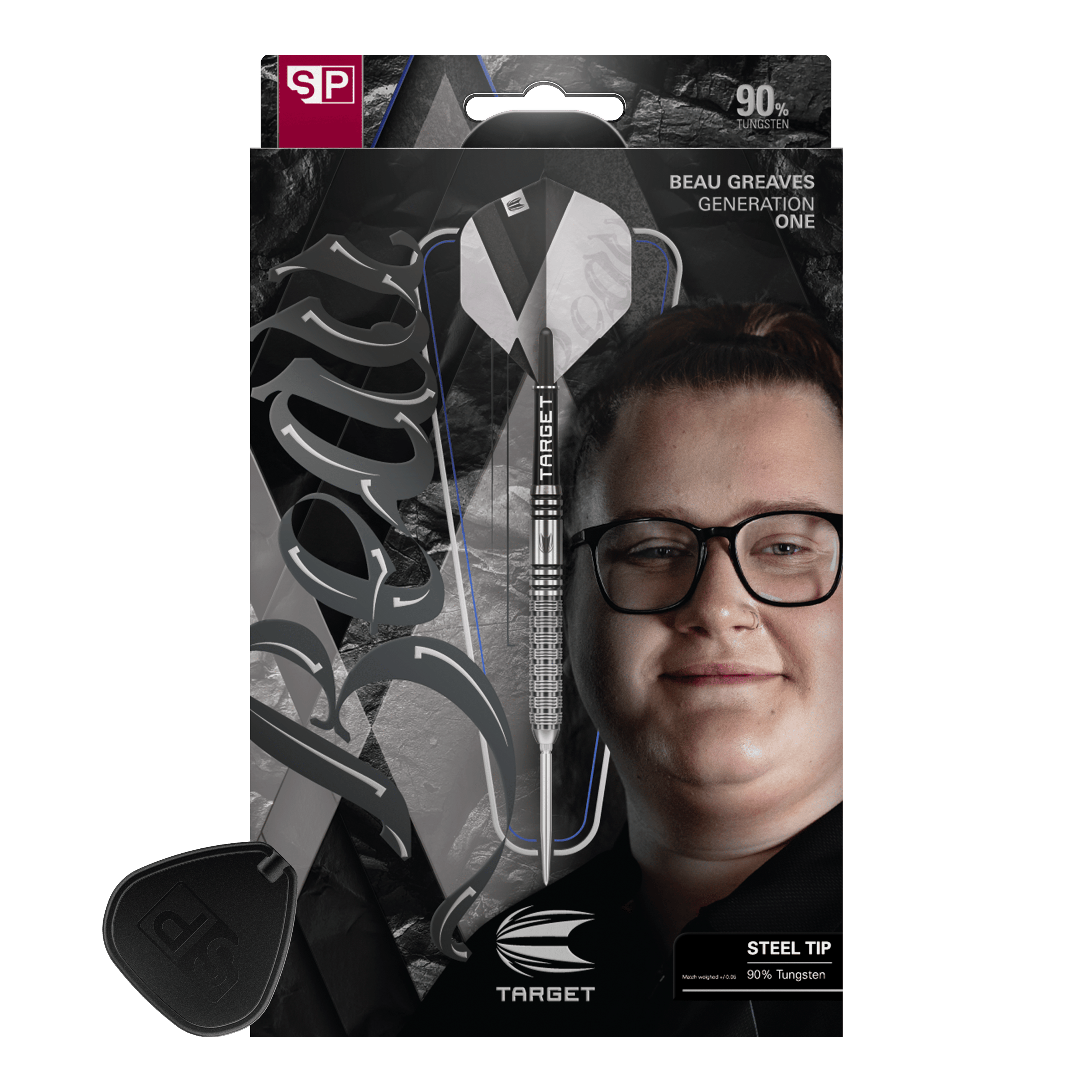 Freccette in acciaio Target Beau Greaves GEN1 Swiss Point Gezeigt wird das Set Target Beau Greaves GEN1 Swiss Point Steeldarts. Diese Darts sind ideal für Dartspieler und Fans von Beau Greaves.