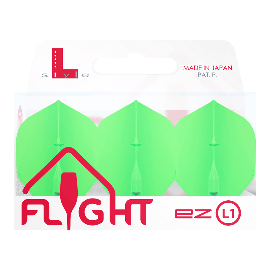 Voli standard L-Style Champagne L1EZ Das Bild zeigt die L-Style Champagne L1EZ Standard Flights. Die Flights haben eine klassische Form.