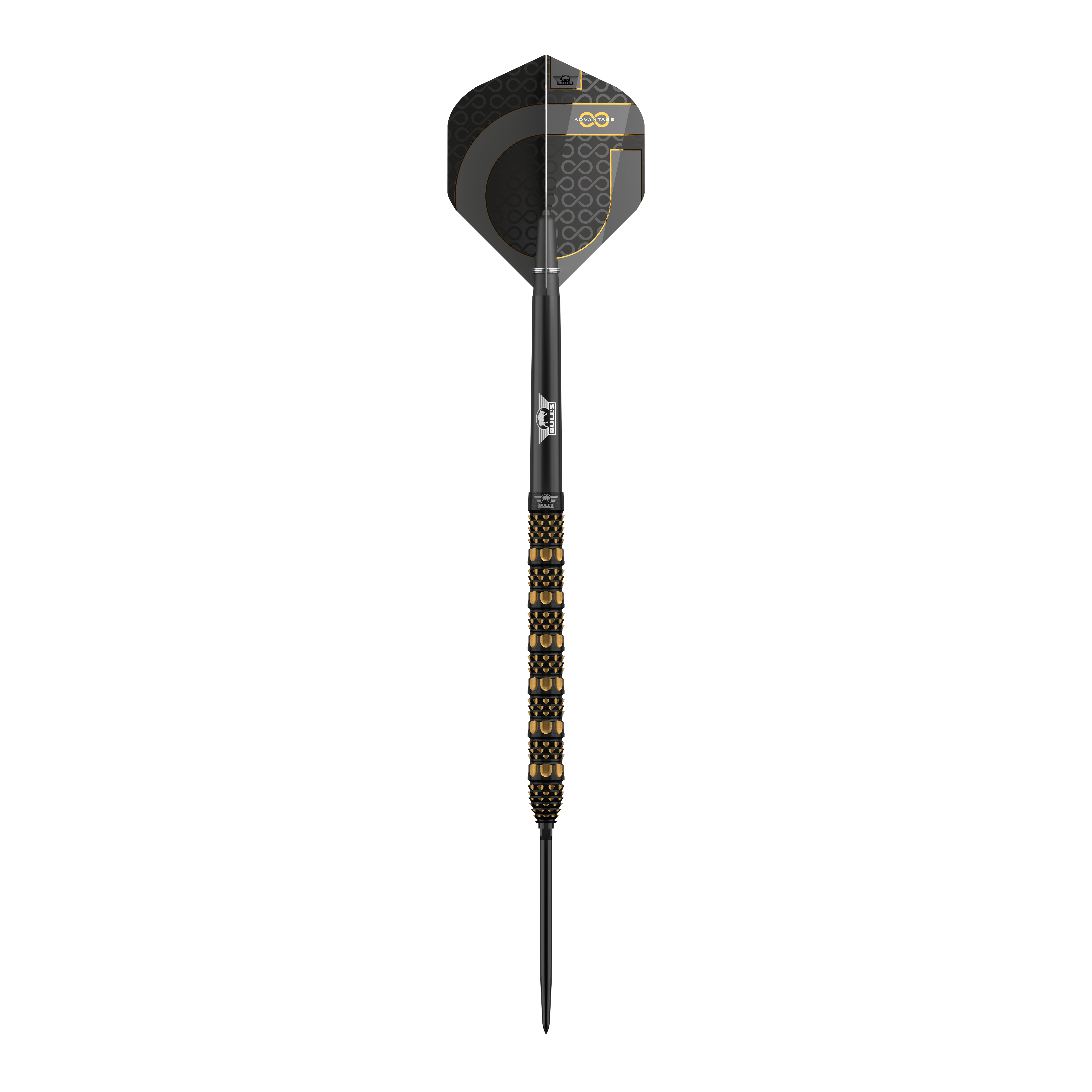 Freccette in acciaio Bulls NL Advantage 95 Rail Convertible Point Zu sehen sind Bulls NL Advantage 95 Rail Convertible Point Steeldarts. Das Set besteht aus mehreren Pfeilen.