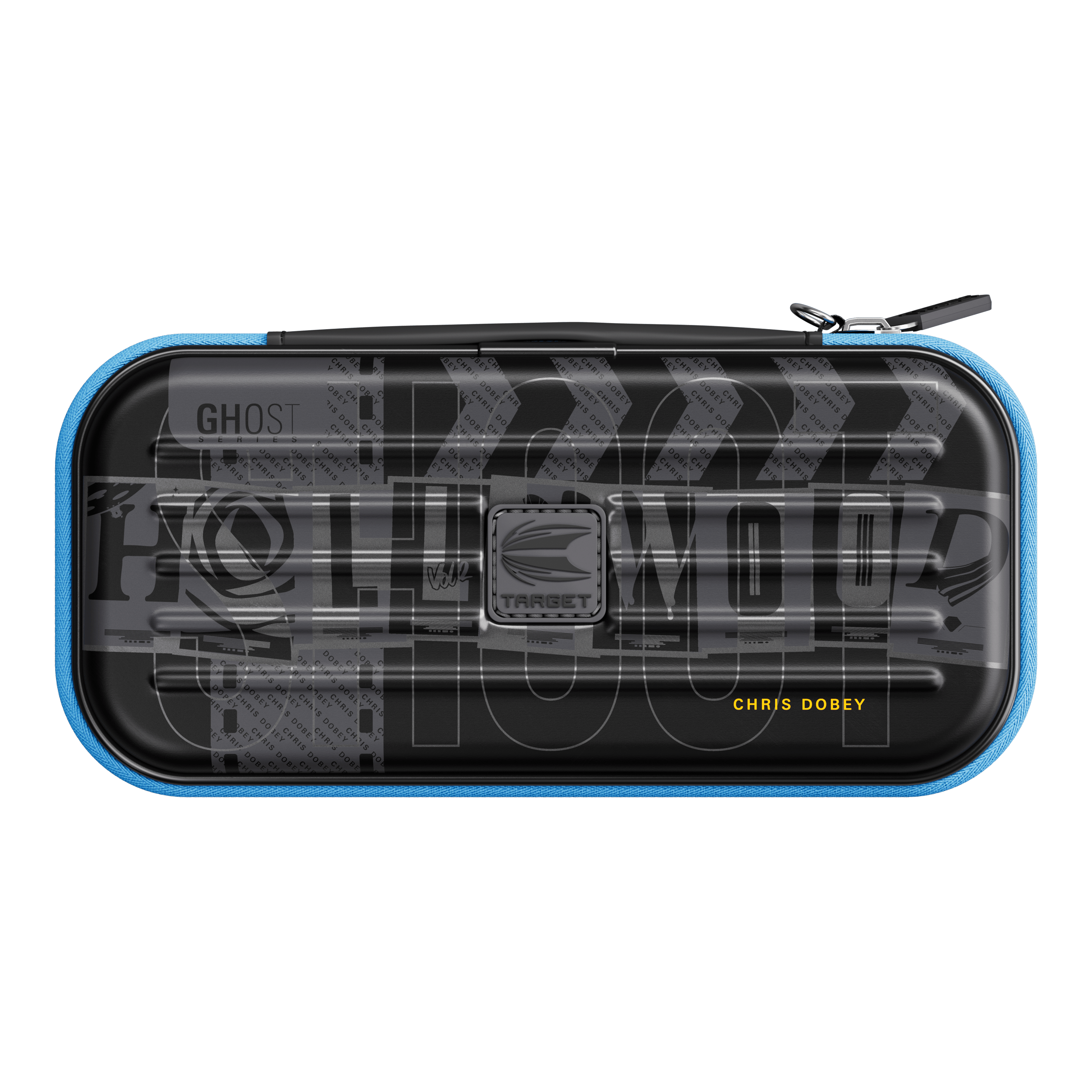 Custodia per freccette Chris Dobey della serie Ghost di Takoma Das Bild zeigt das Takoma Ghost Series Chris Dobey Dartcase. Dies ist ein Dartcase aus einer speziellen Kollektion.