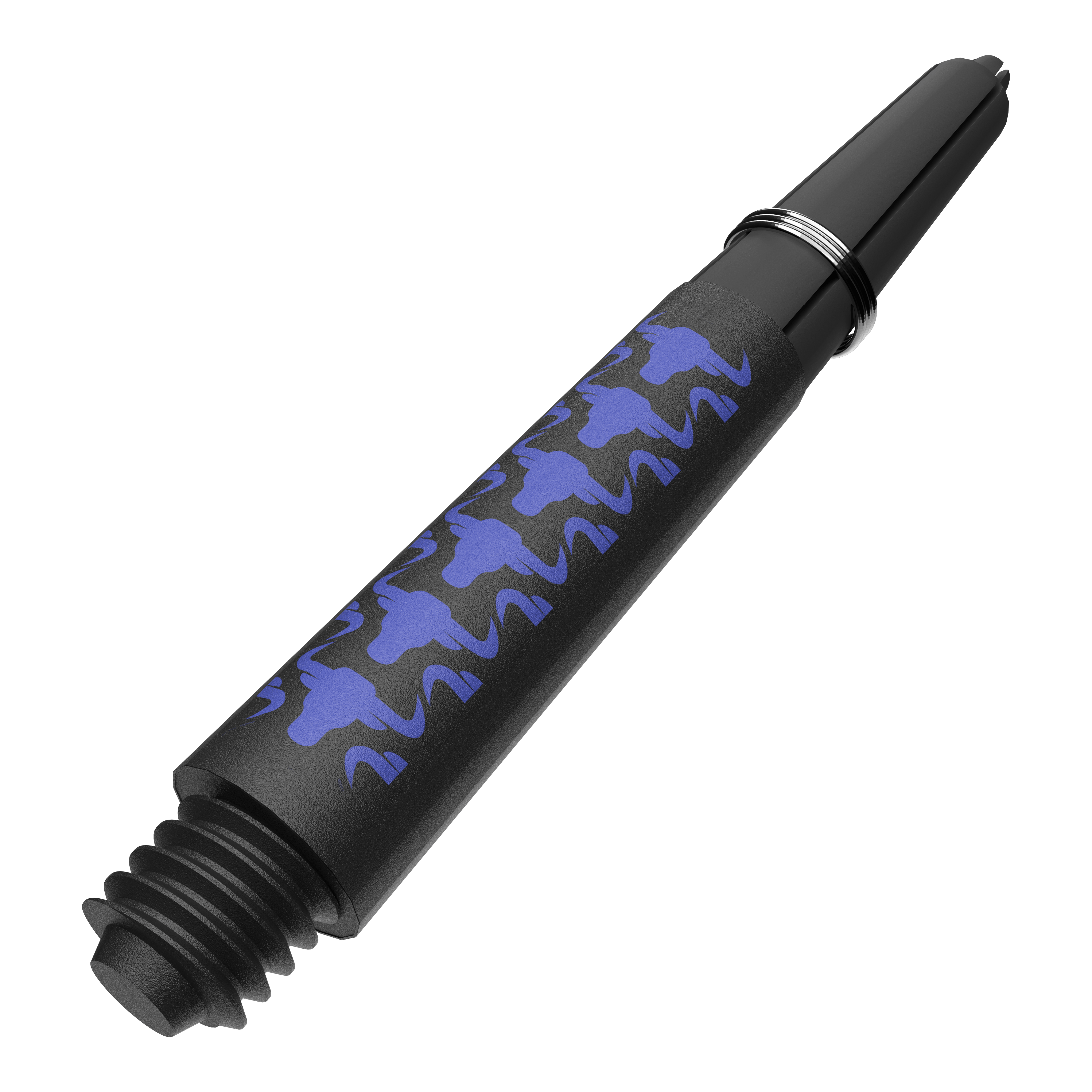 Aste in carbonio Bulls NL Capo - Blu Abgebildet ist ein weiteres Produktfoto von BullsNL Capo Carbon Shafts Blau Short 34mm. Gezeigt wird ein Satz mit kurzen blauen Dartschäften.