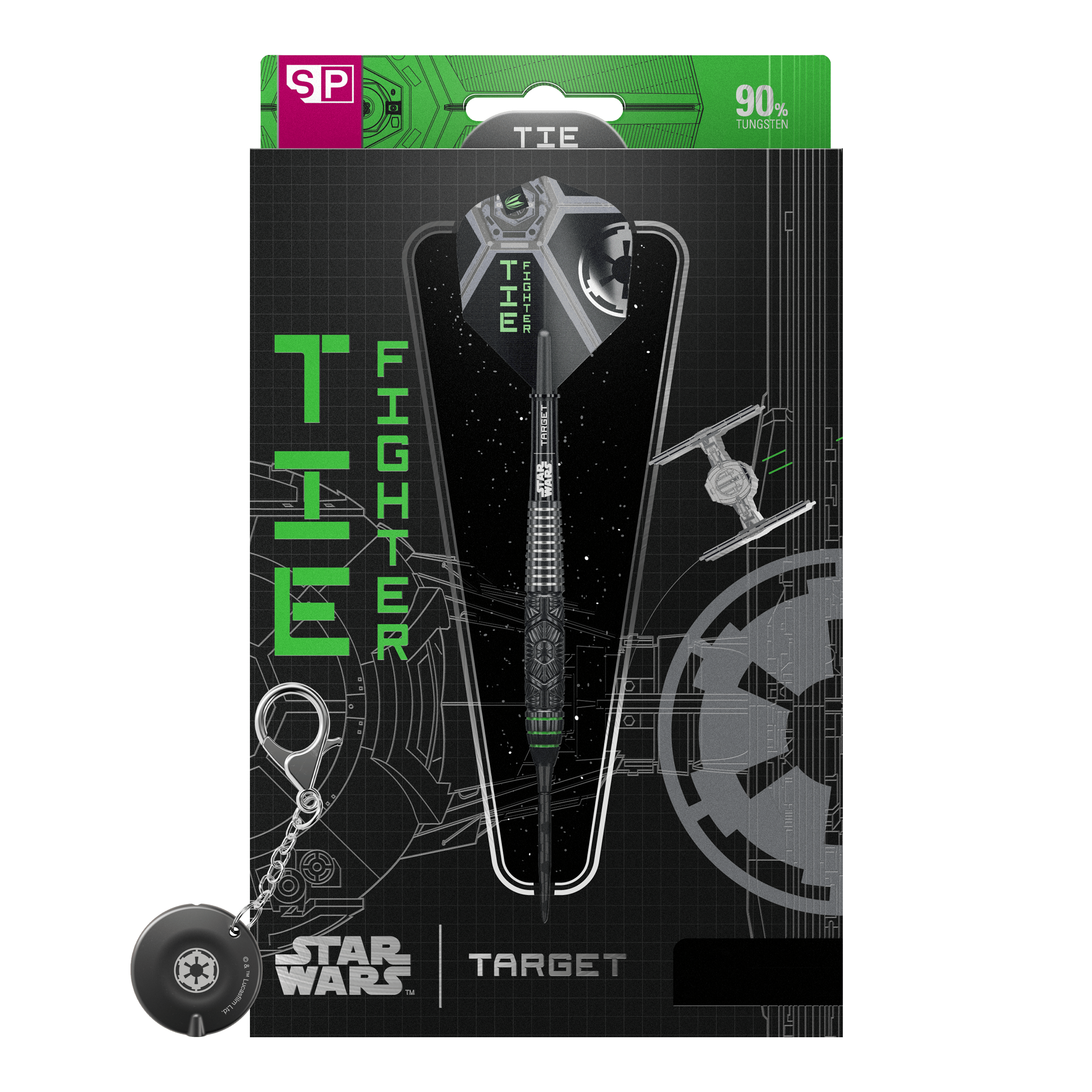 Freccette in acciaio con punta svizzera Target Star Wars Tie Fighter Abgebildet ist das Produkt Target Star Wars Tie Fighter Swiss Point Steeldarts. Das Produkt ist speziell für Fans von Star Wars und Dartspielern geeignet.