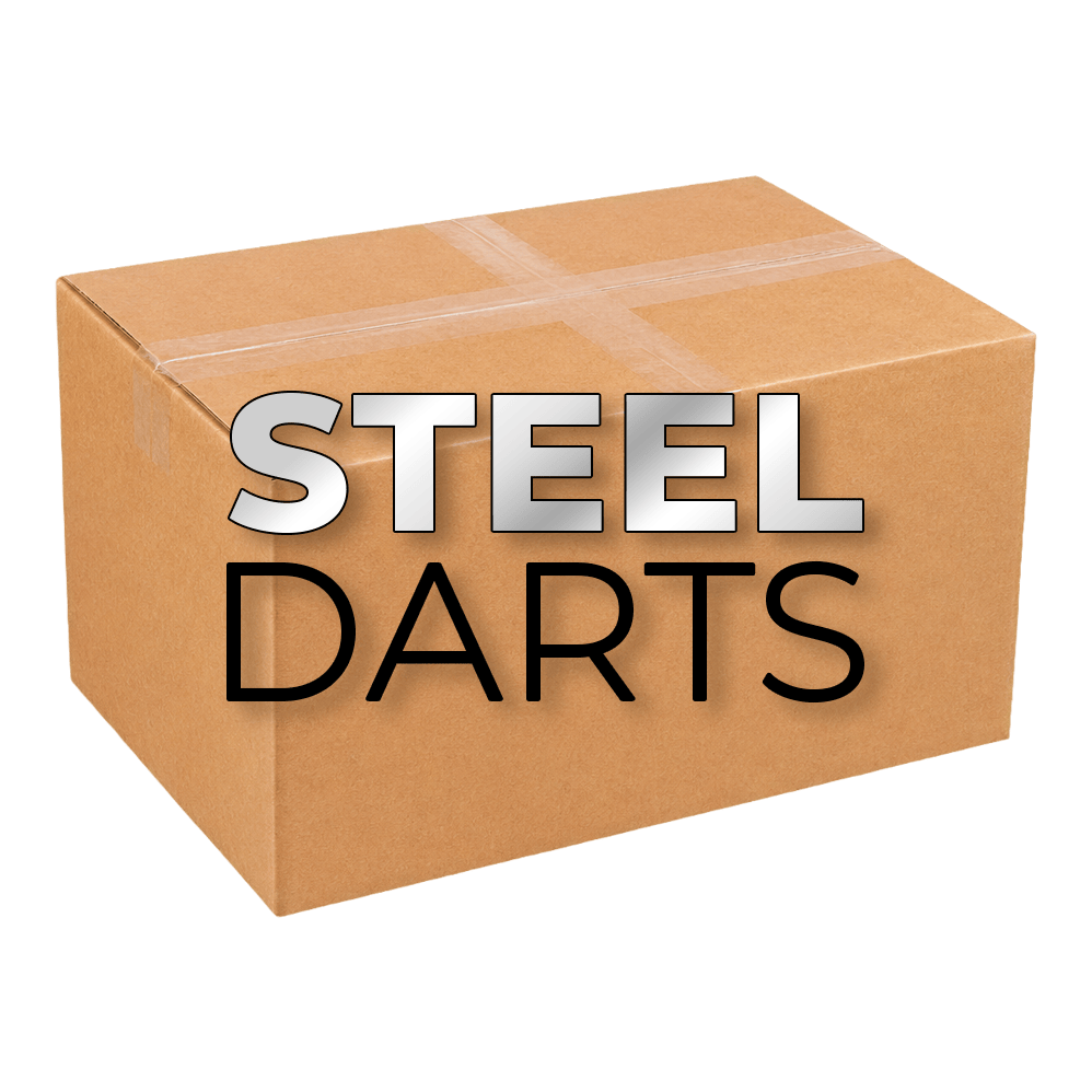 Scatola misteriosa McDart - Steeldarts Hier sieht man die McDart Mystery-Box - Steeldarts. Die Box bietet eine spannende Auswahl an Steeldart-Zubehör und Produkten.