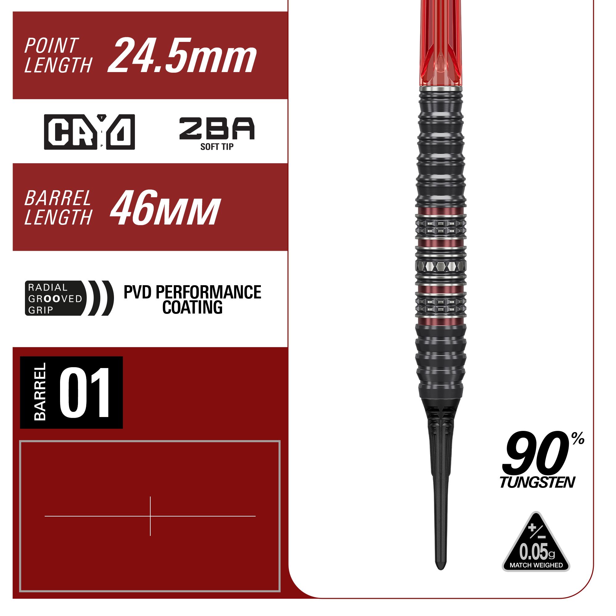 Das Bild zeigt die Target Japan Prime Series Diamond Kosuzu Iwoa GEN4 Softdarts mit 18g Gewicht. Es handelt sich um hochwertige Softdarts für präzises Werfen.