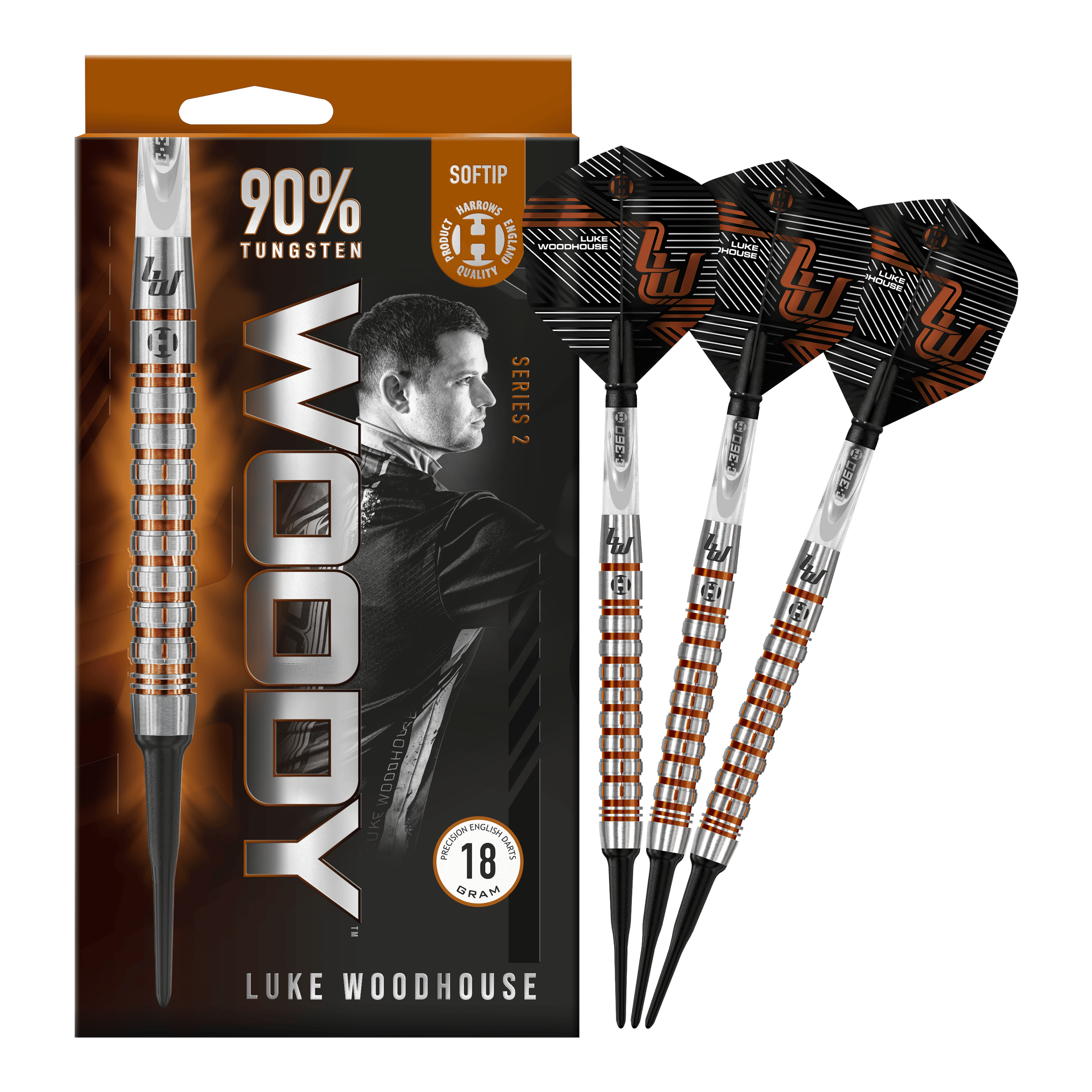 Harrows Luke Woodhouse Series 2 Softdarts - 18g