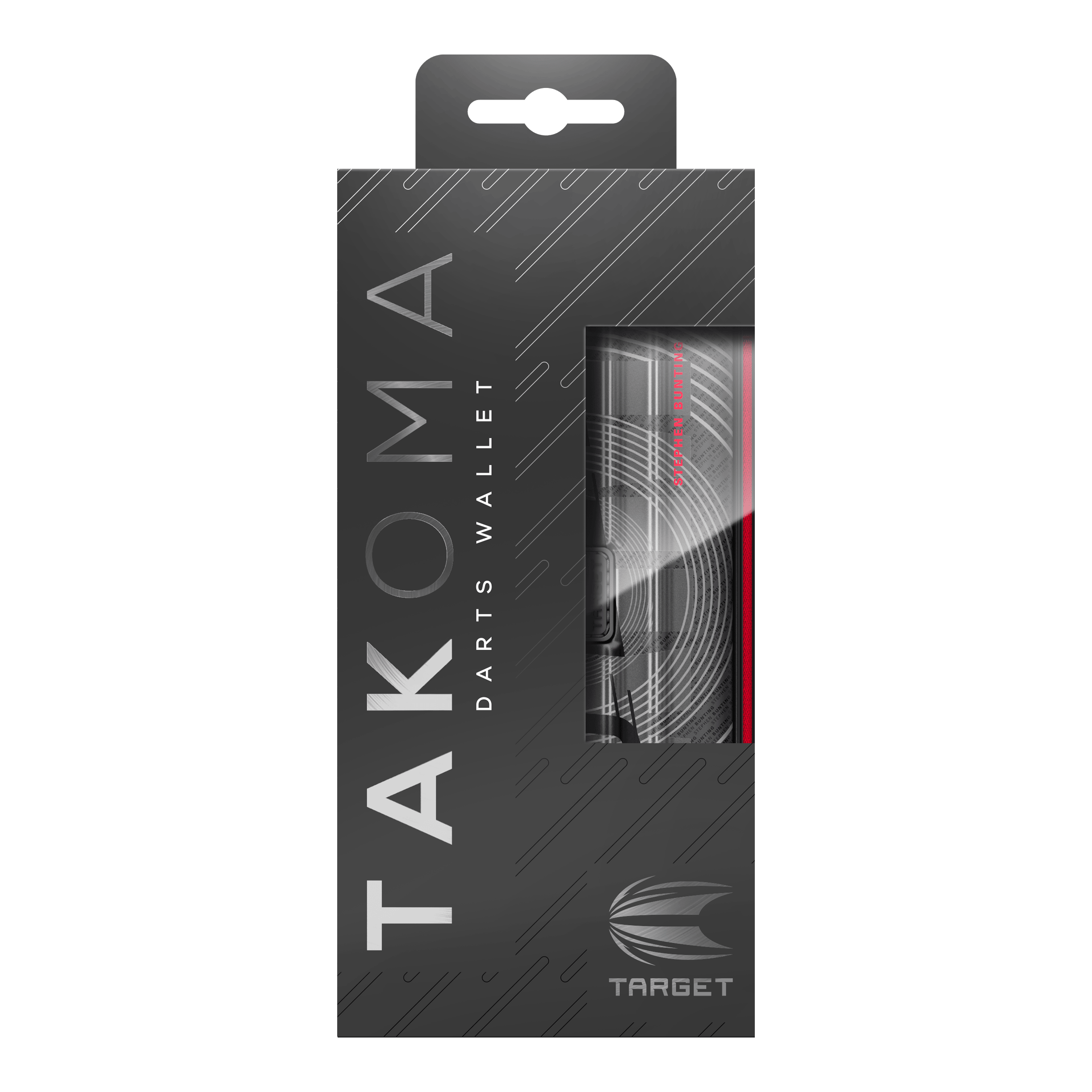 Custodia per freccette Stephen Bunting della serie Ghost di Takoma Abgebildet ist das Takoma Ghost Series Stephen Bunting Dartcase. Es handelt sich um ein Darts-Etui aus der Ghost Series von Stephen Bunting.