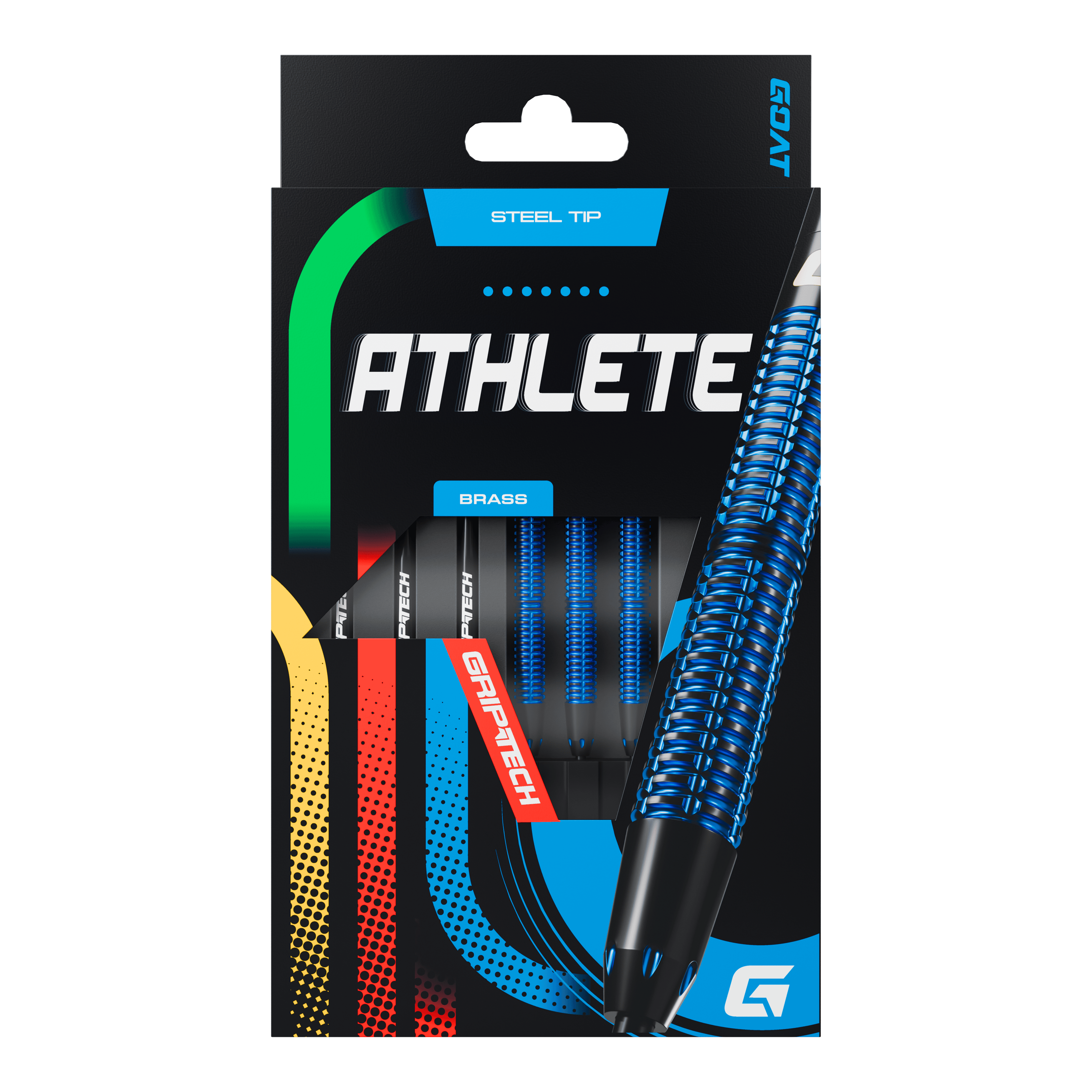 GOAT Atleta Steeldarts in ottone blu - 12g