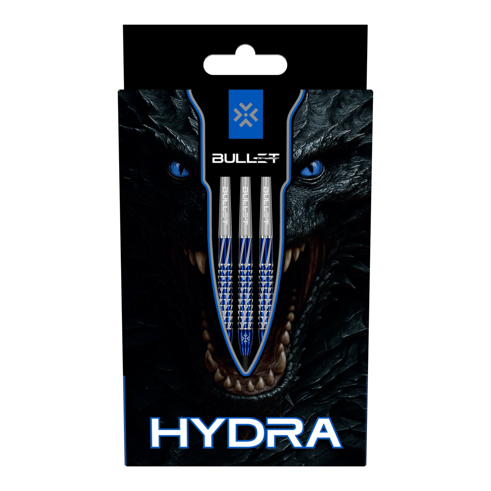 Freccette in acciaio Bullet Hydra Das Bild zeigt Bullet Hydra Steeldarts. Diese Steeldarts eignen sich für präzises und professionelles Dartspiel.