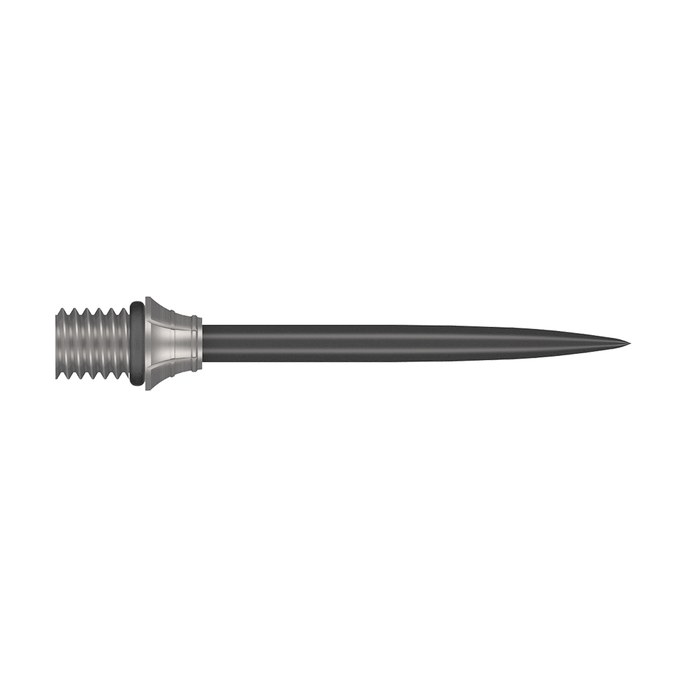 Punti di conversione Shot Fynx - 32 mm Abgebildet sind die Shot Fynx Conversion Points mit einer Länge von 32 mm. Es handelt sich um Spitzen für Darts zur Umwandlung von Soft- in Steeldart.