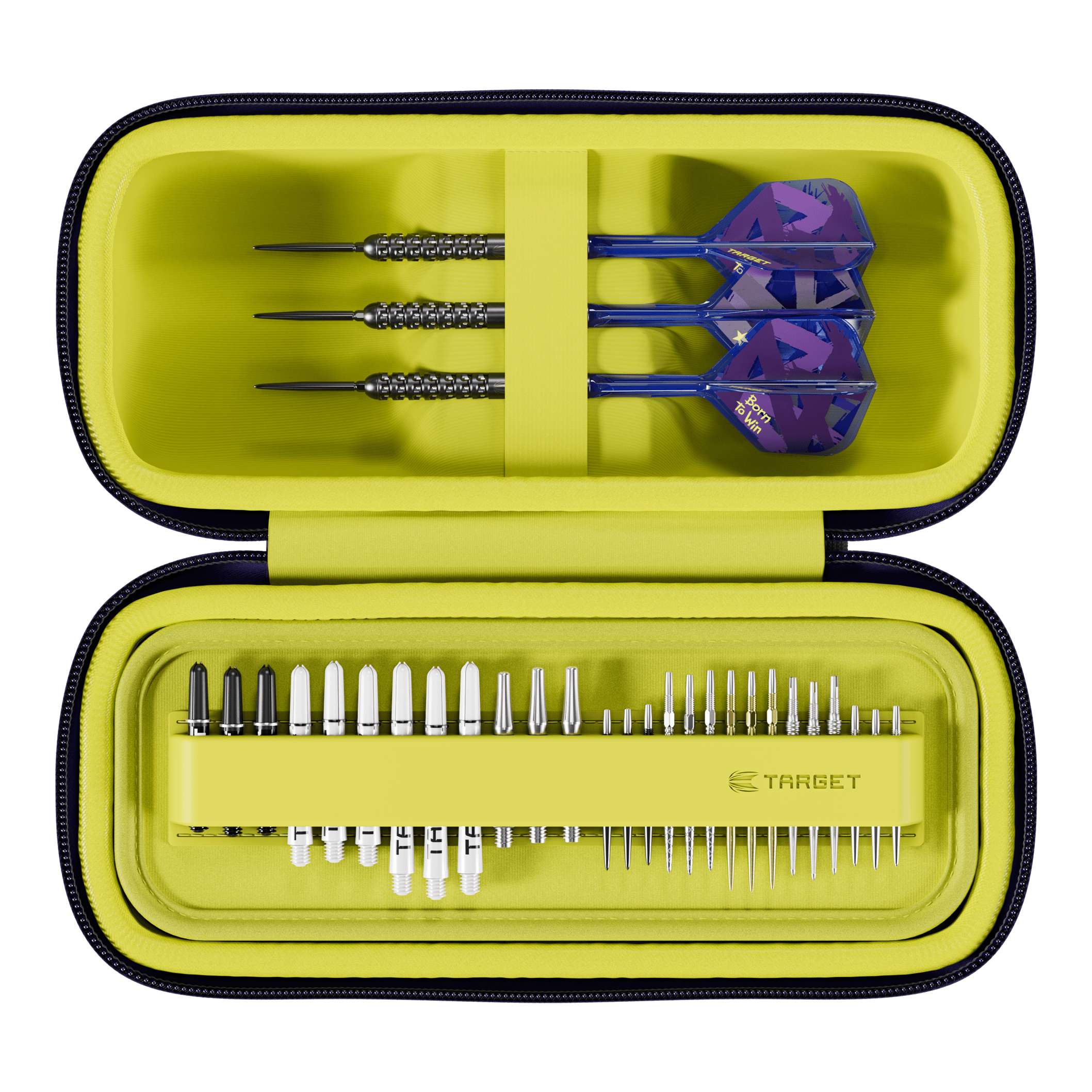 Target Boa Dartcase Luke Littler Nato per vincere Campione del mondo Zu sehen ist das Target Boa Dartcase Luke Littler Born To Win World Champion. Es schützt und transportiert Darts und Zubehör.
