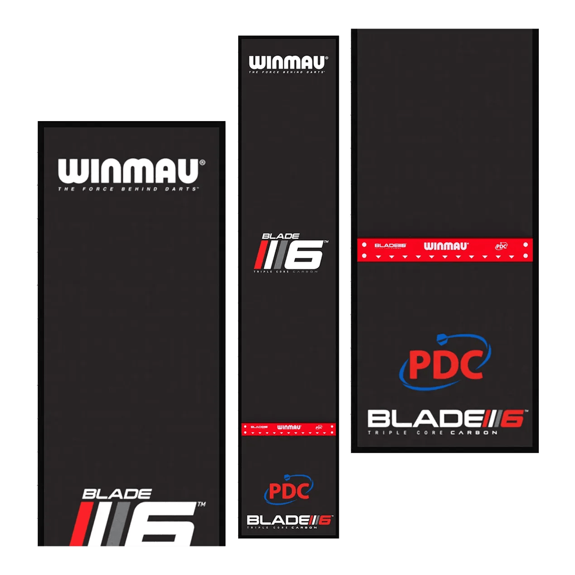 Tappetino per freccette morbido Winmau Pro Zone Precision Blade 6 Winmau Pro Zone Precision Blade 6 Soft Dartmatte ist auf dem Bild zu sehen. Es handelt sich um eine hochwertige Dartmatte für professionelles Training.