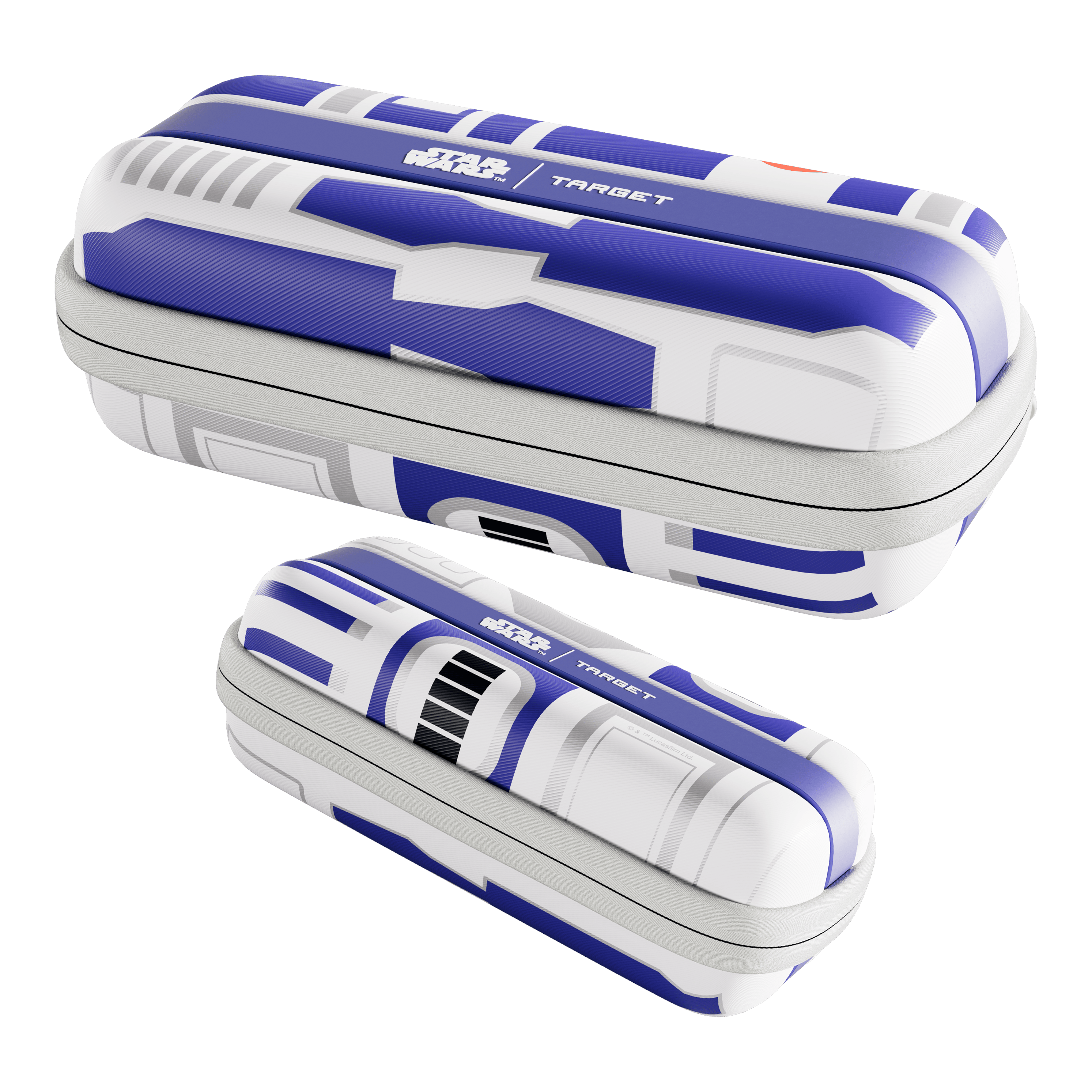 Portafreccette Target Star Wars Boa - R2D2 Dieses Bild präsentiert das Target Star Wars Boa Dartcase mit R2D2-Motiv. Das Dartcase schützt die Darts und ist ein Hingucker für Star Wars-Liebhaber.