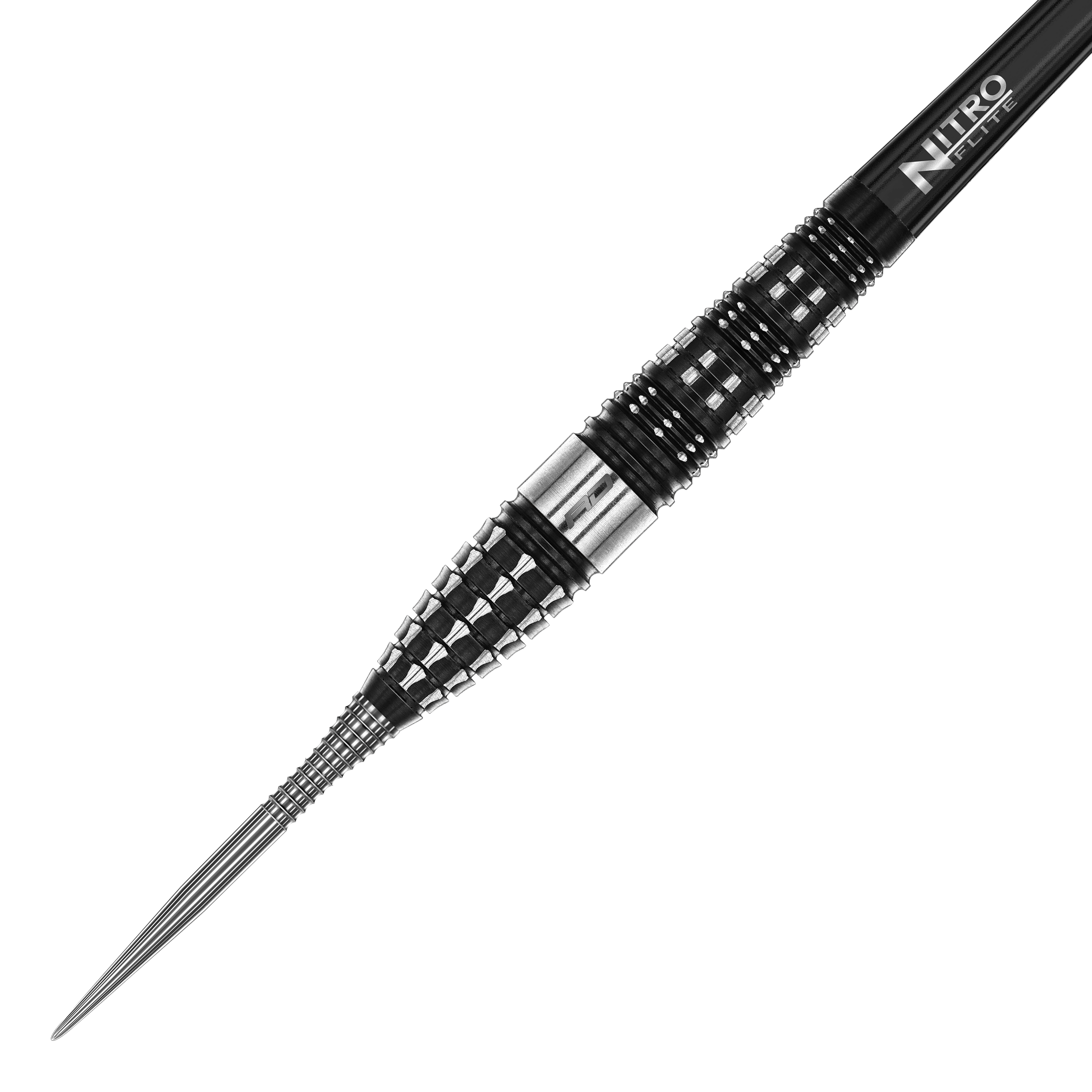 Dardi in acciaio Red Dragon Recon Siluro Das Bild zeigt die Red Dragon Recon Torpedo Steeldarts. Es handelt sich um Steeldarts mit einem schlanken Torpedo-Design.