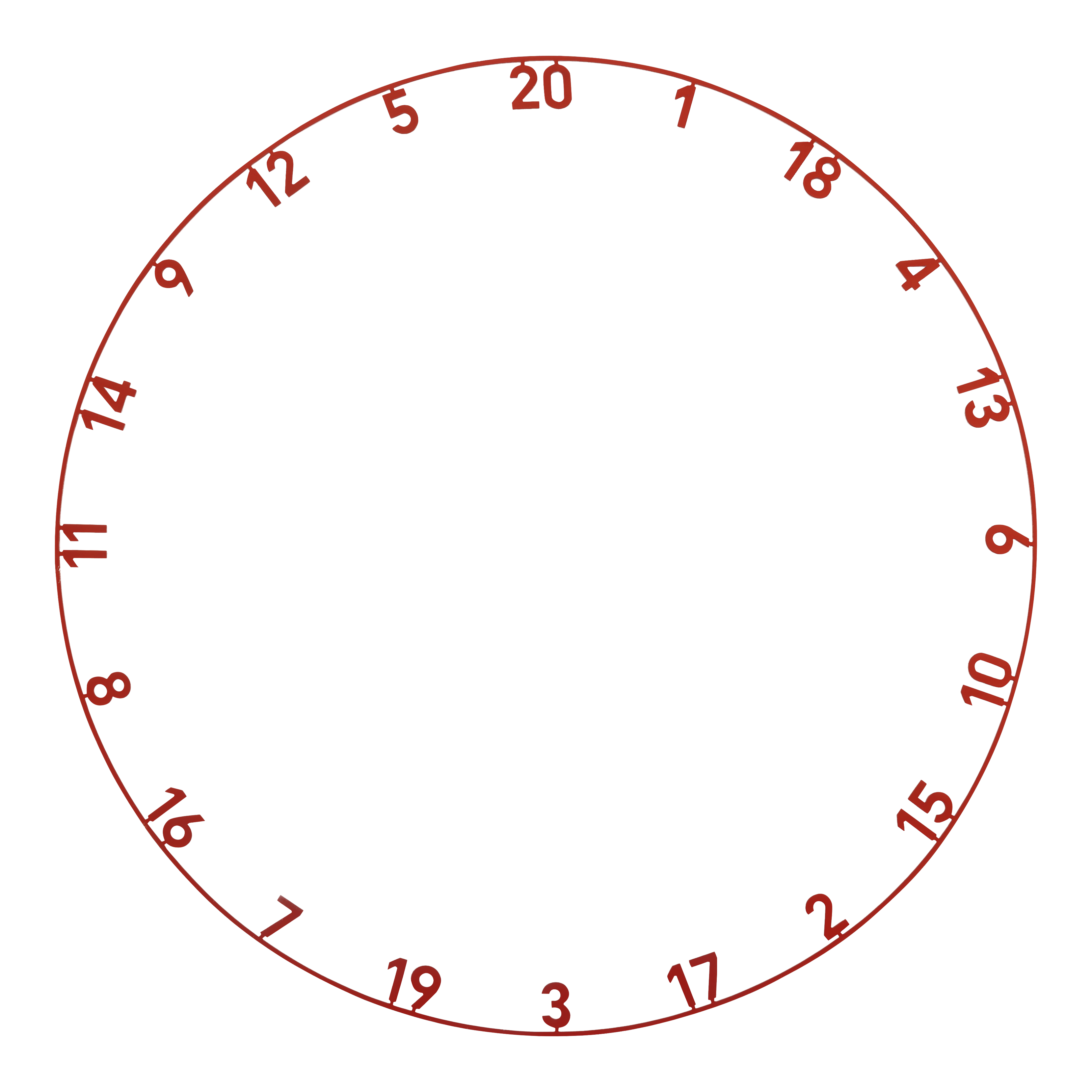 Abgebildet ist das Precise 180 Endorphine Steeldartboard mit Nummernring in Faded Red. Das Dartboard bietet ein modernes Design für den Präzisionssport.