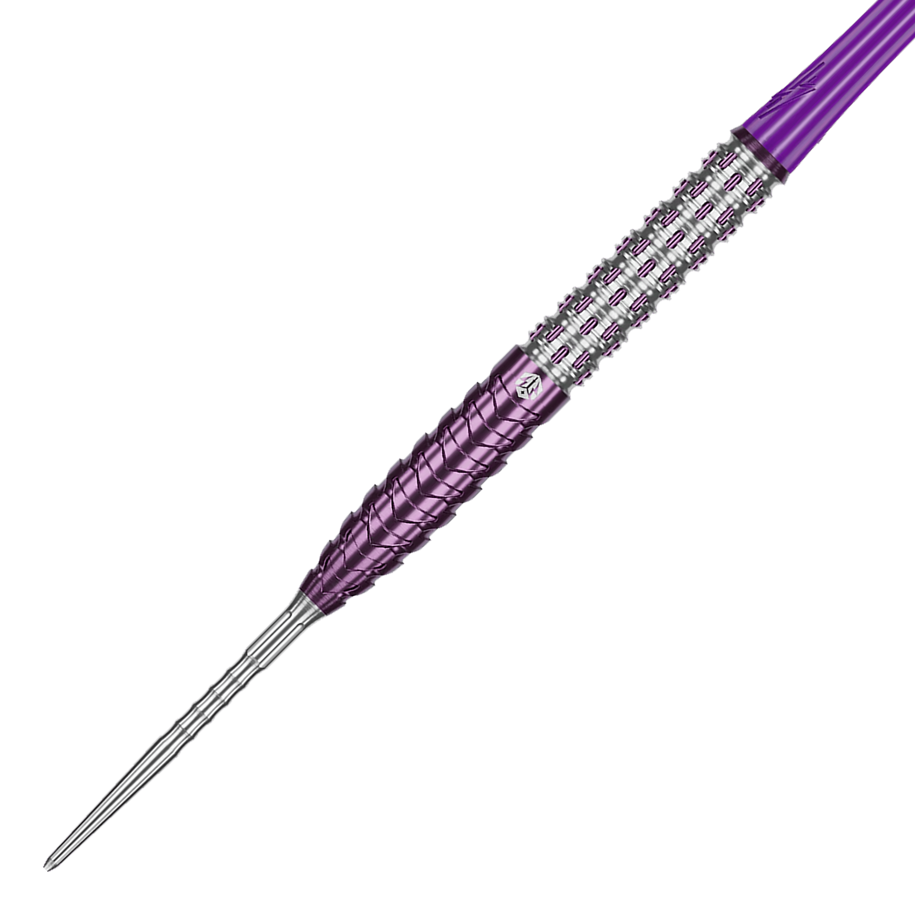 freccette in acciaio Caliburn Awakening ET Auf dem Bild befinden sich die Caliburn Awakening E.T. Steeldarts. Die Darts sind aus einem anderen Blickwinkel aufgenommen.