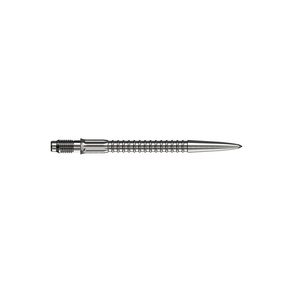 Punte per freccette Mission R2.5 Rapid Point GV1 - Argento Das Bild zeigt Mission R25 Rapid Point GV1 Dartspitzen in Silber, 30mm. Hier handelt es sich um Ersatzspitzen für Darts.