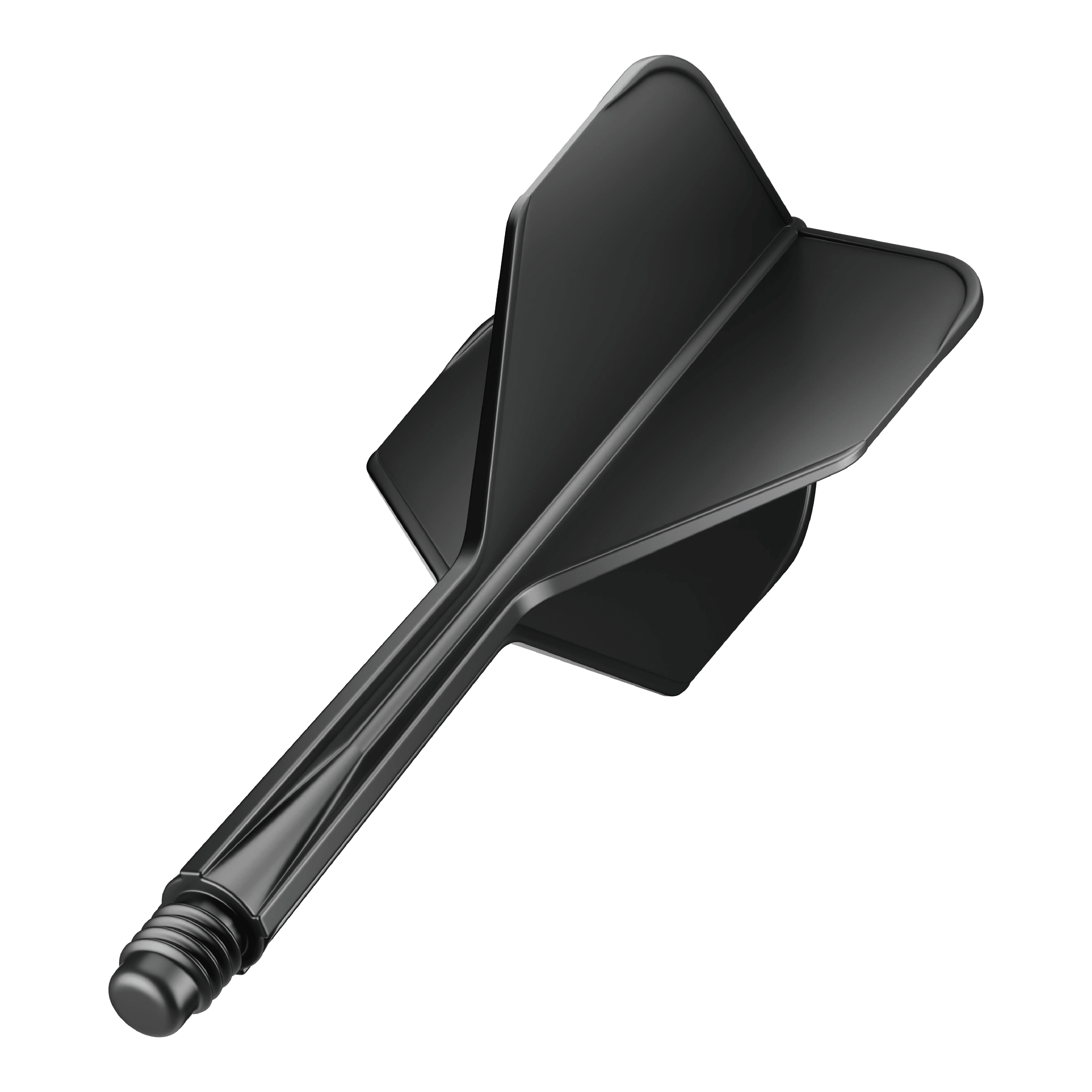Sistema di alberi di volo GOAT A1R No6 - Nero Das Bild zeigt das Produkt "GOAT A1R No6 Flight-Shaft-System - Schwarz". Es handelt sich um ein schwarzes Flight-Shaft-System für Darts.