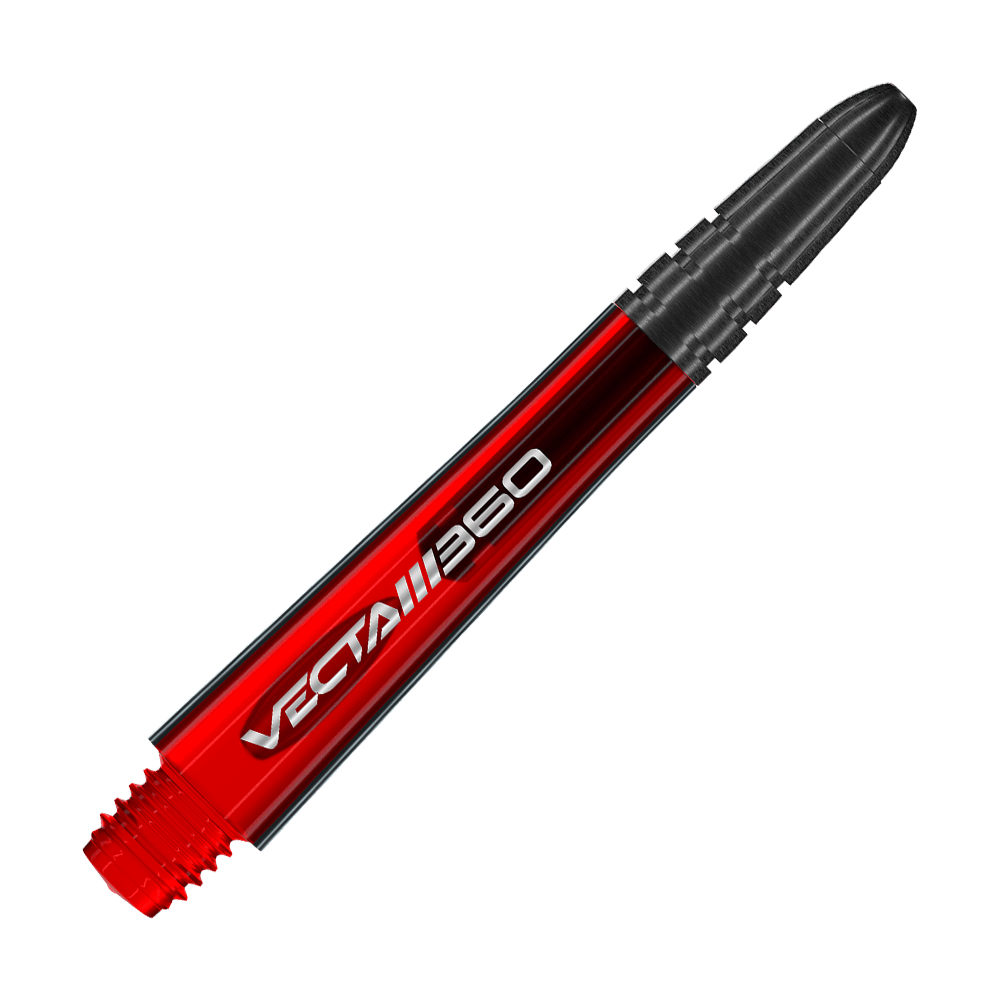 Aste Winmau Vecta Blade 360 - Rosse Abgebildet ist ein Dart-Schaft mit der Bezeichnung 7025-219_Winmau_Vecta_Blade360_Shafts_Rot_40mm_2. Das Produkt ist rot und eignet sich für verschiedene Dartpfeile.