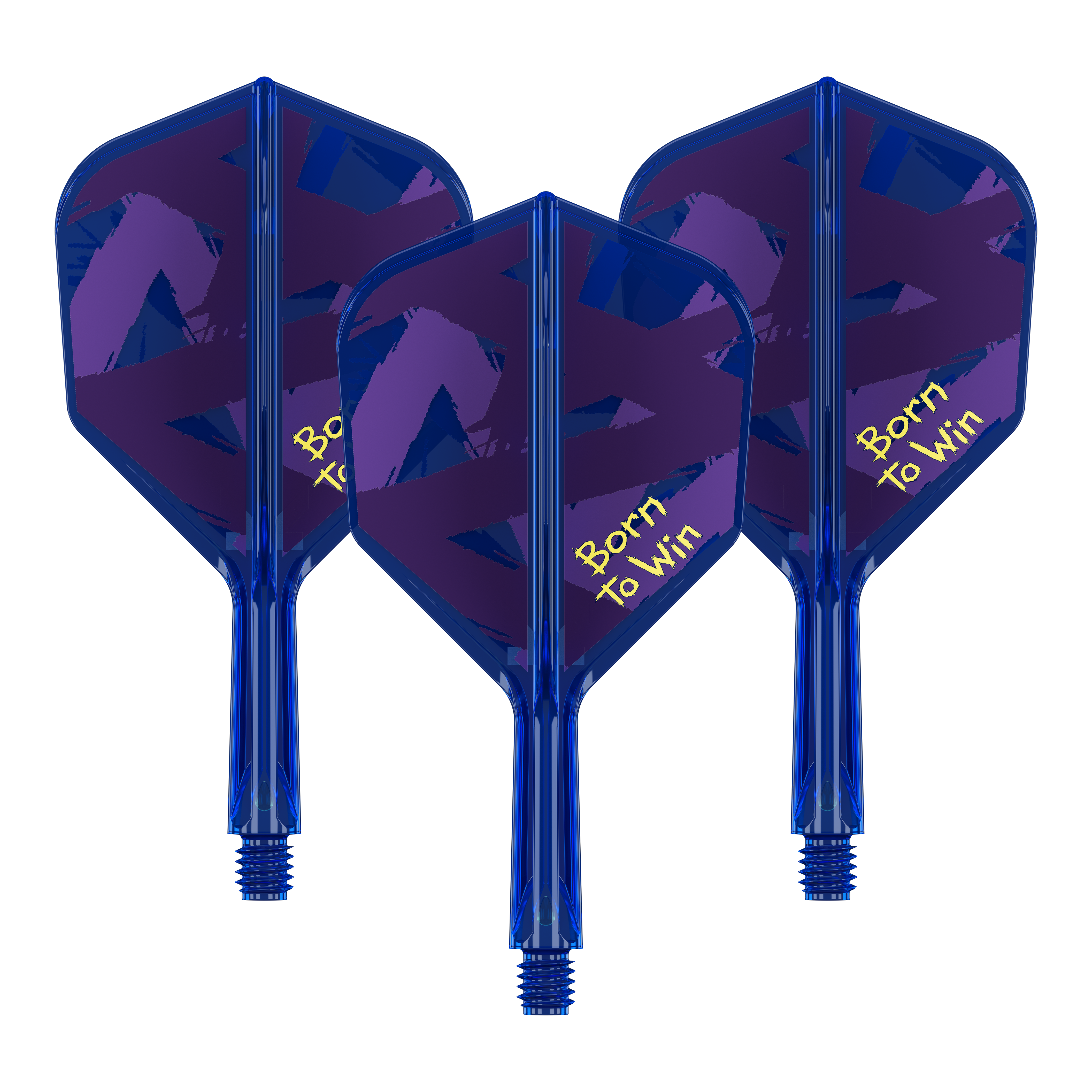 Target K-Flex Luke Littler Nato per vincere Campione del mondo n. 6 Voli Das Bild zeigt ein Set von Dartflights mit modernen Mustern. Das Set besitzt eine hochwertige Verarbeitung.