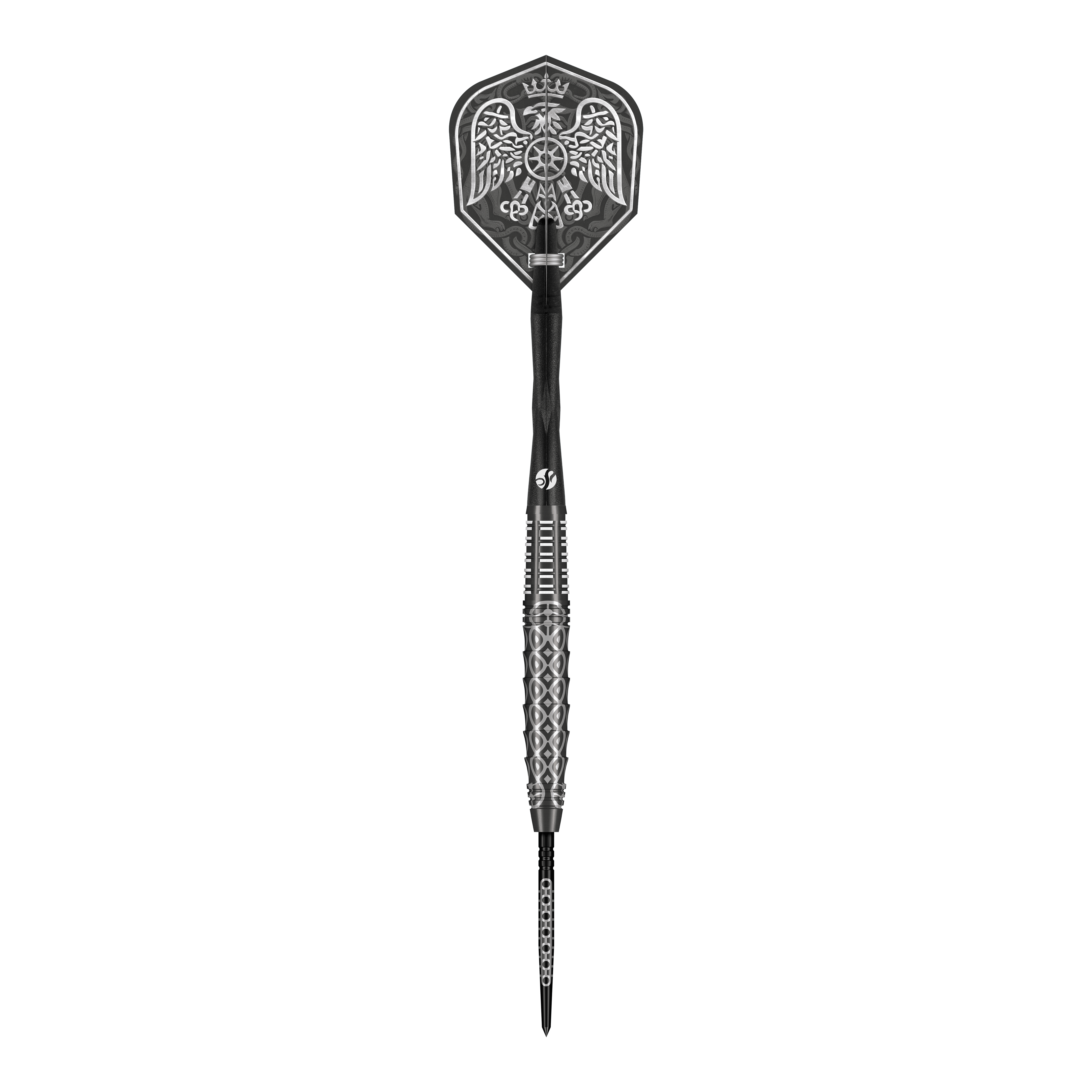 Freccette in acciaio Shot Goths Wulfaz Turbo Point - 23 g Hier ist ein weiteres Detailbild der Shot Goths Wulfaz Turbo Point Steeldarts - 23g. Das Bild hebt die Qualität und das Material hervor.