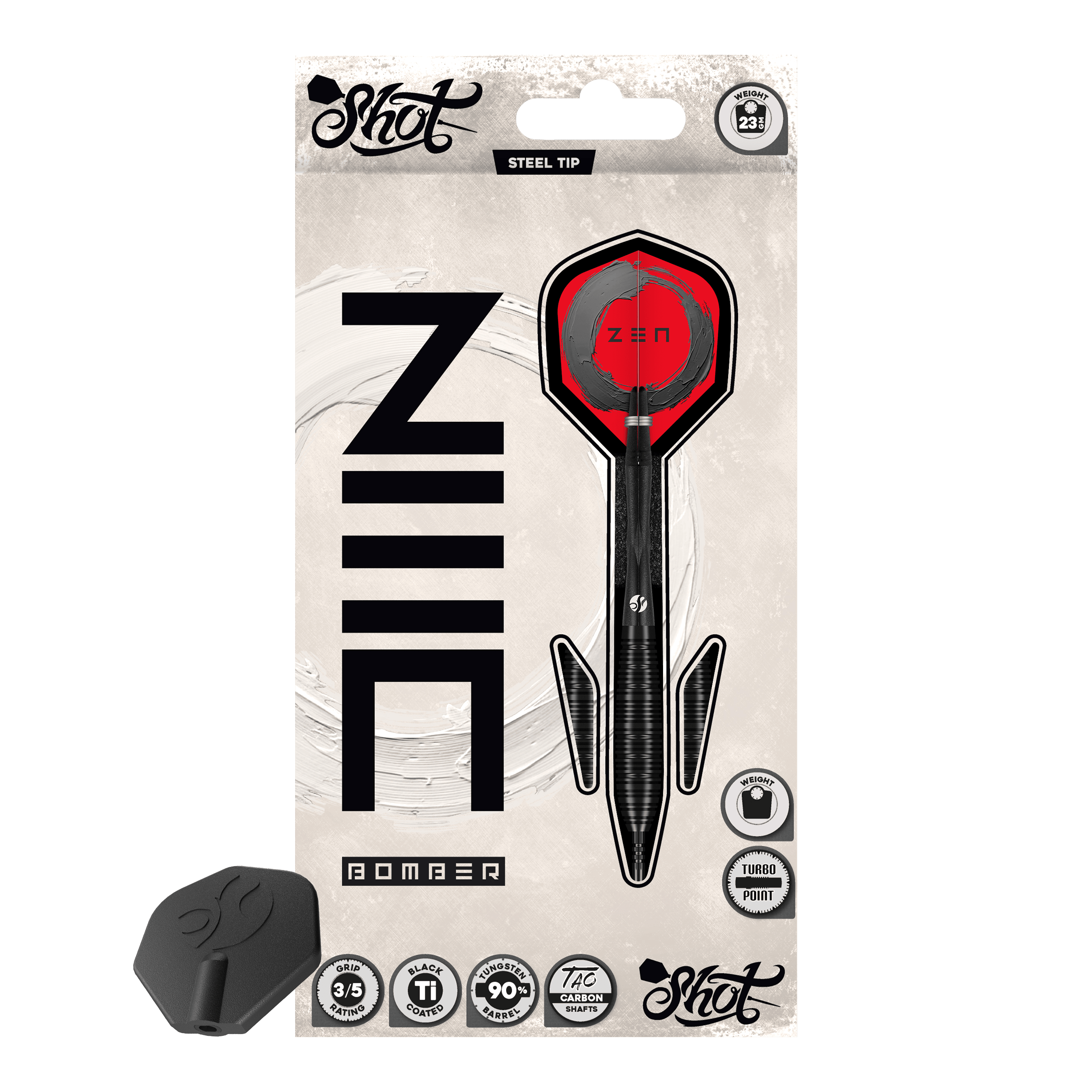 Freccette in acciaio Shot ZEN Bomber Turbo Point