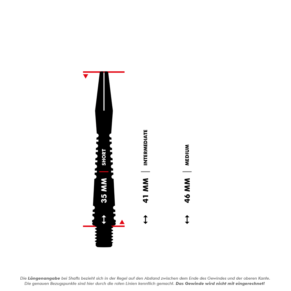 Winmau Triad RX Aluminium Shafts - Blau