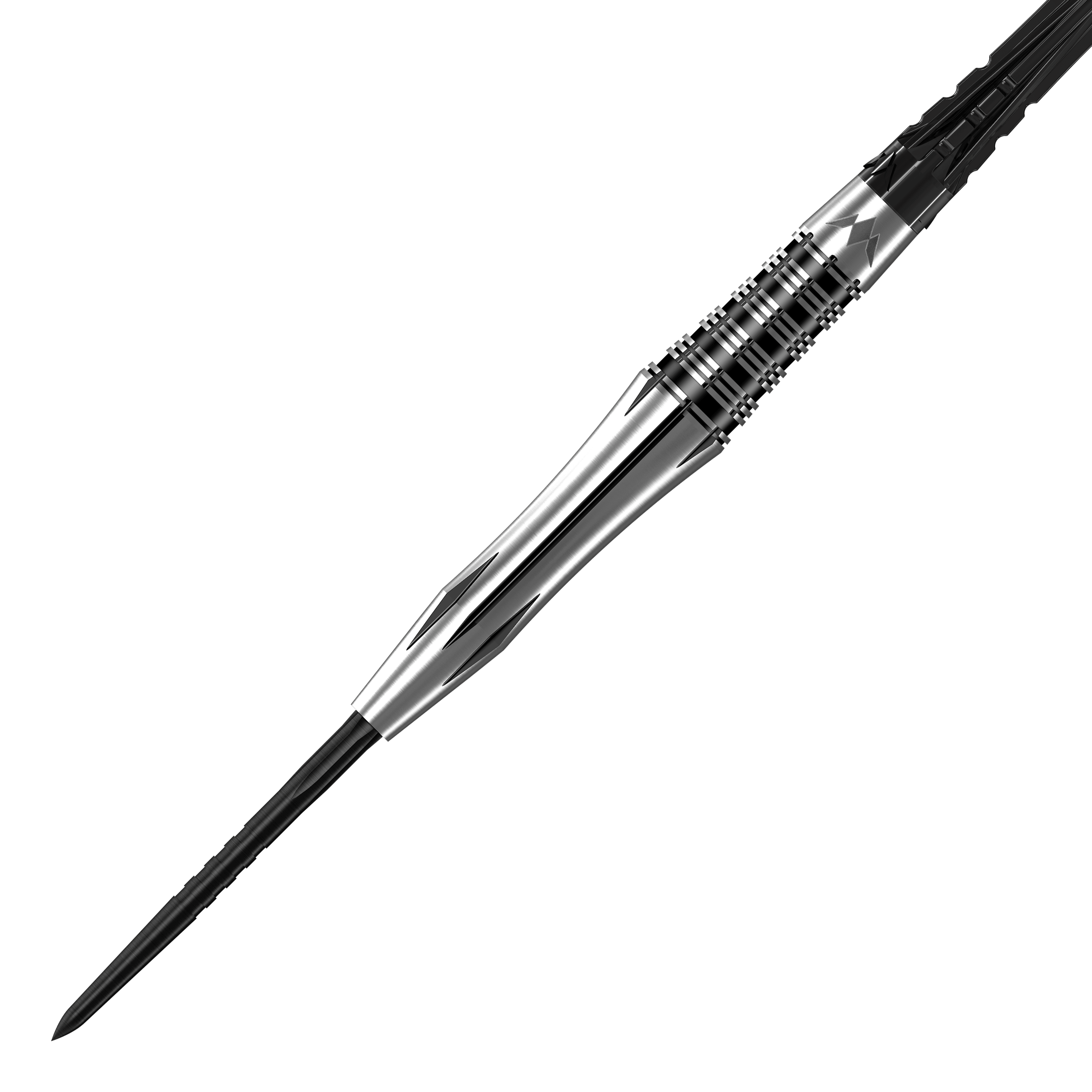 Das Bild zeigt die Mission Katana Steeldarts. Es handelt sich um hochwertige Dartpfeile für präzises Spielen.