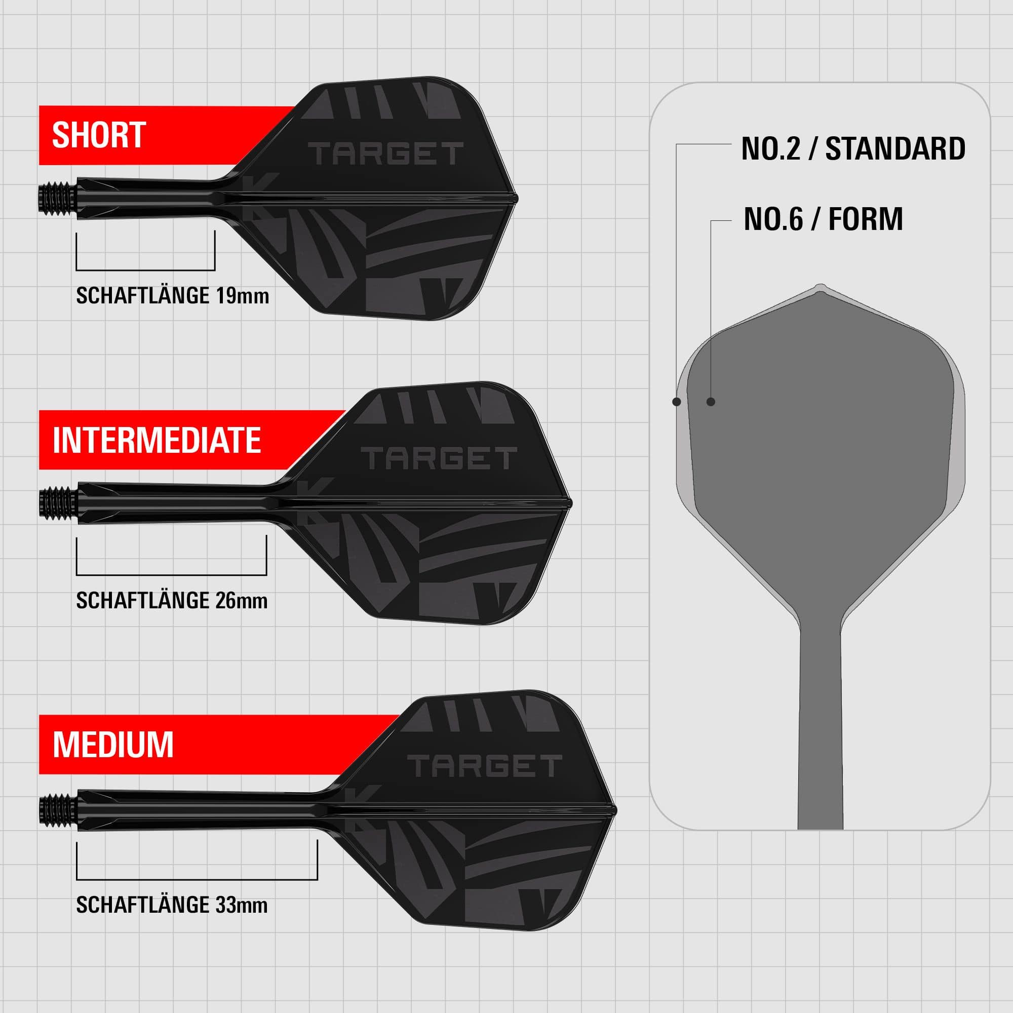 Alette Target K-Flex nere n. 6