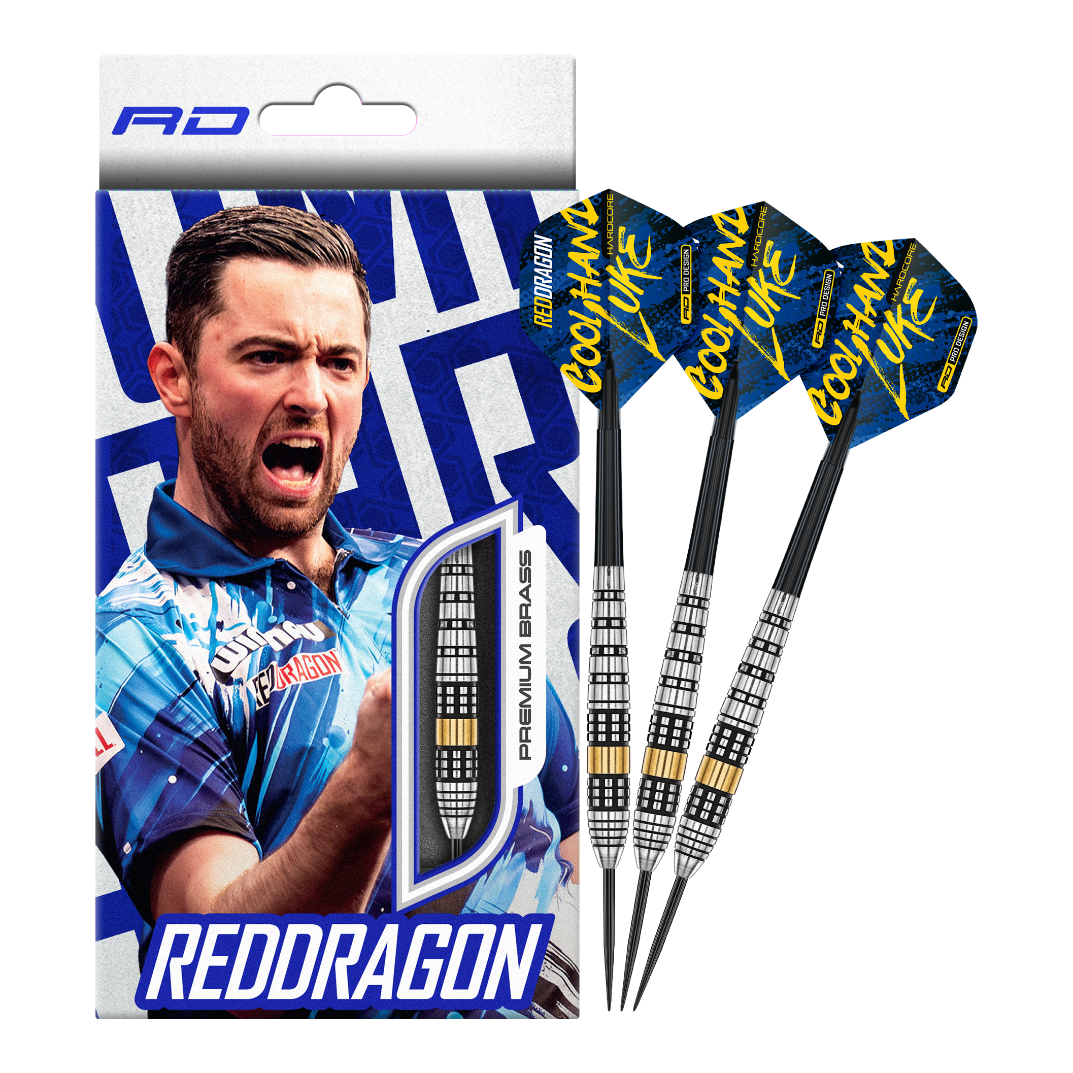 Freccette in ottone e acciaio Red Dragon Luke Humphries - 21 g