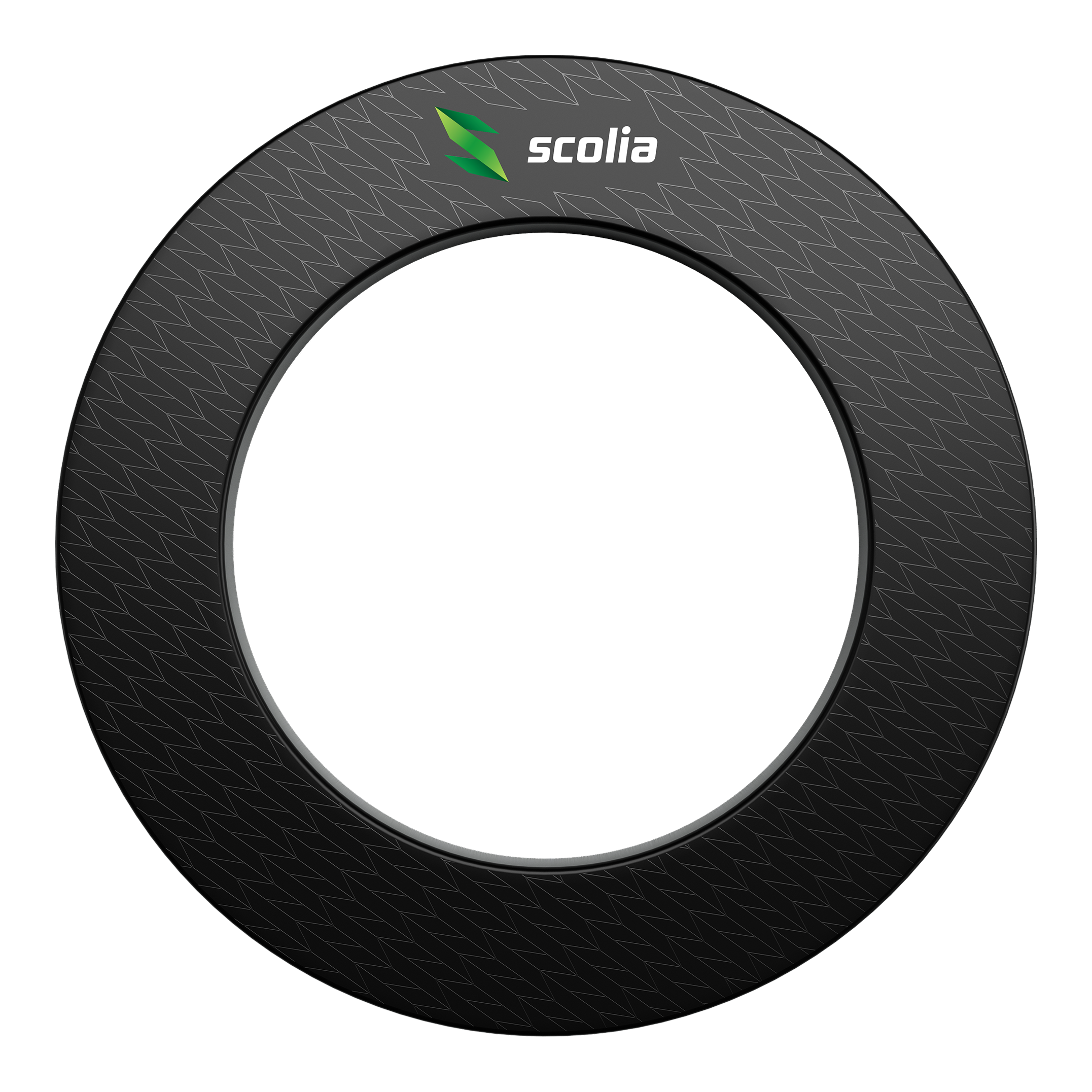 Cornice per bersaglio freccette firmata Scolia Das Bild zeigt das Produkt Scolia Signature Dartboard Surround. Es handelt sich um einen speziellen Schutzring für Dartscheiben.
