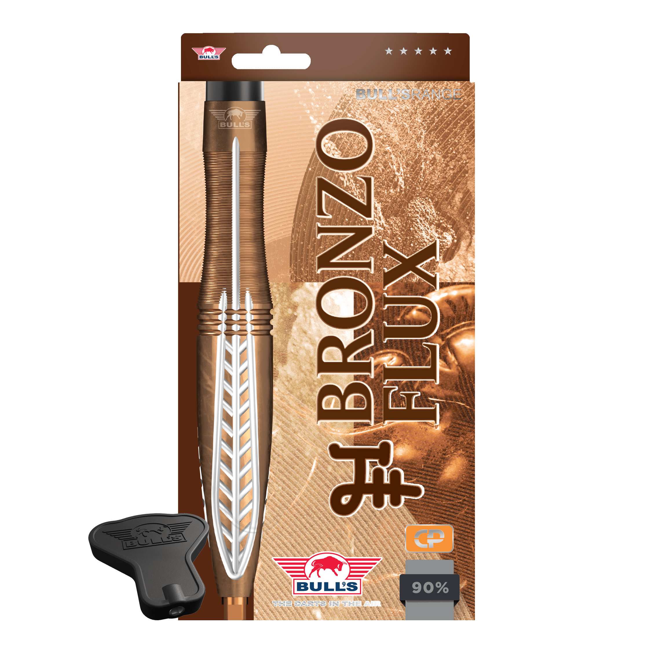 Freccette in acciaio convertibili Bulls NL Bronzo Flux