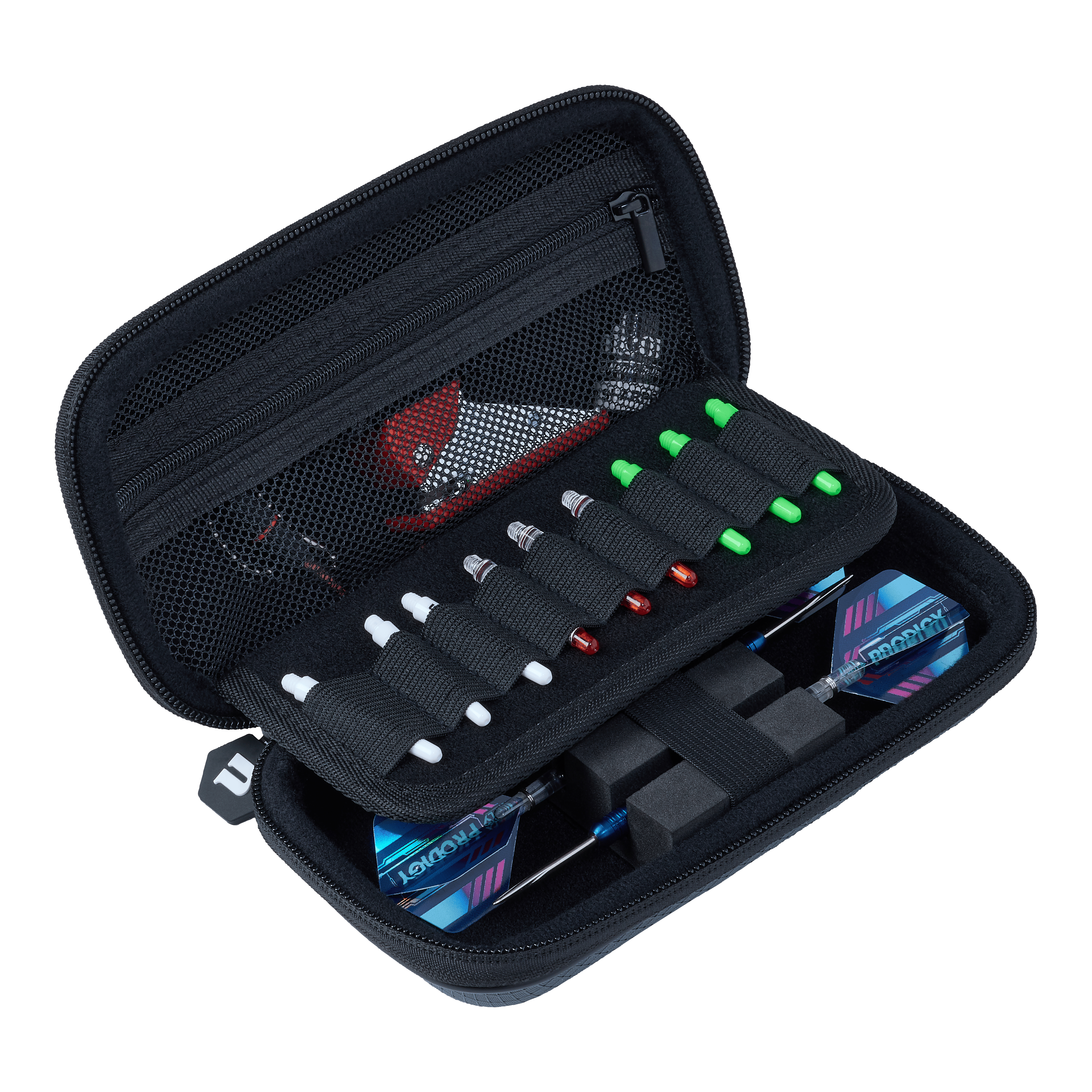 Custodia per freccette Unicorn Vanguard Small - Grigio Hier sieht man das Unicorn Vanguard Small Dartcase in der Farbe Grau. Das Etui ist ideal, um Darts und Zubehör zu verstauen.