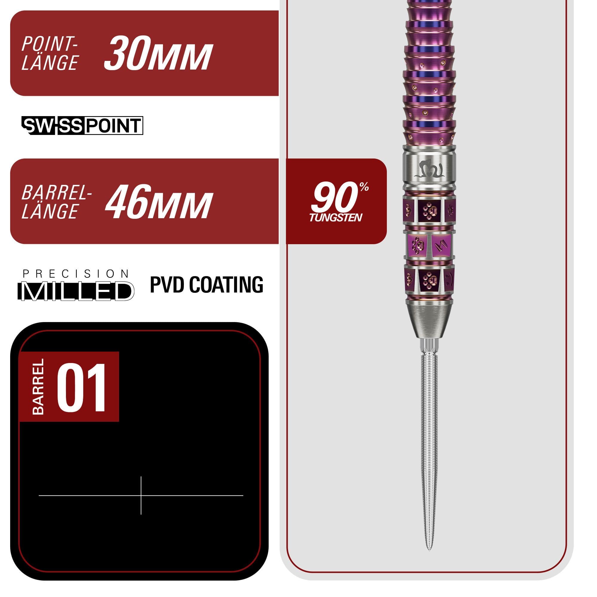 Freccette in acciaio Target Japan Prime Series Mayo GEN8 Swiss Point