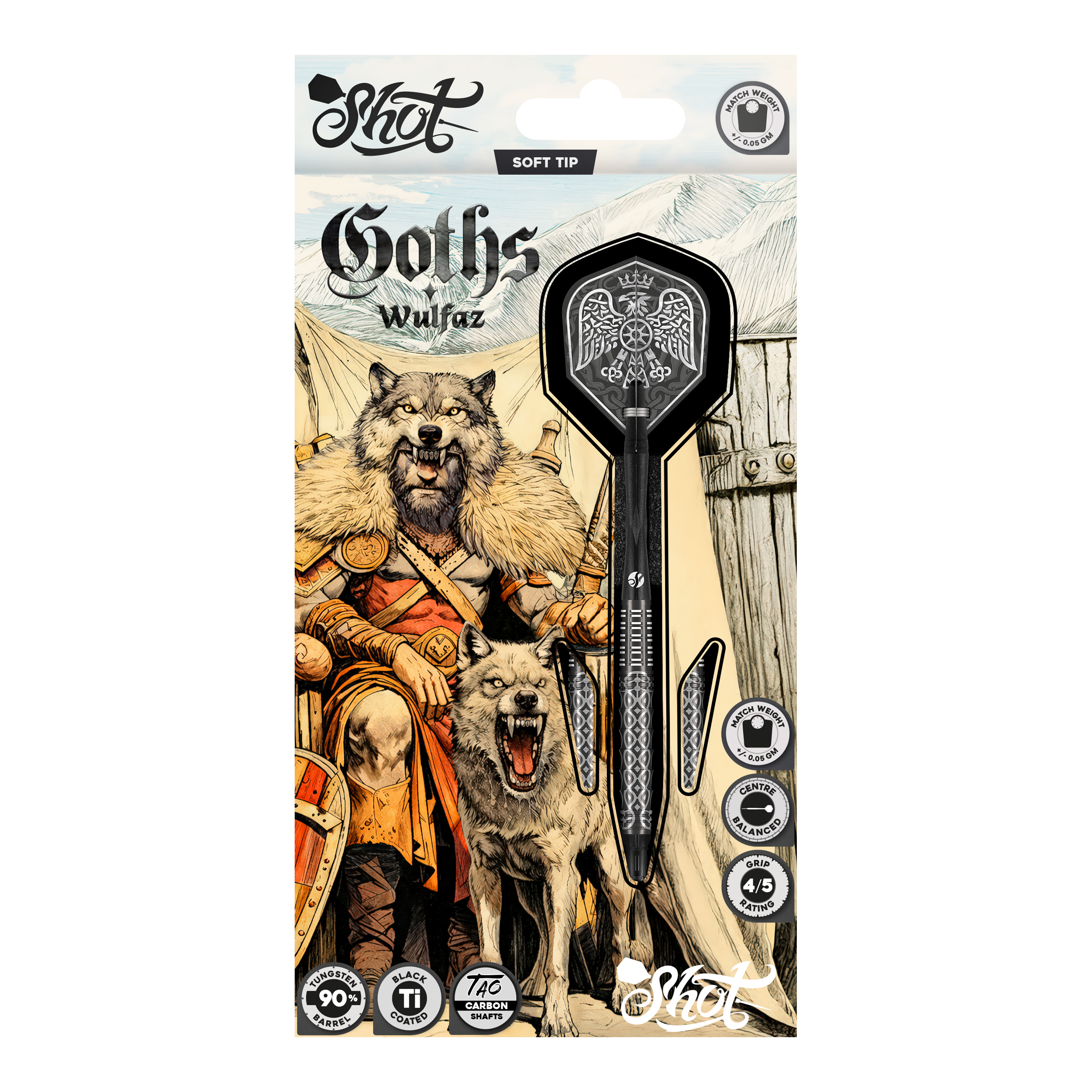 Freccette morbide Shot Goths Wulfaz - 20 g Freccette morbide Shot Goths Wulfaz - 20 g