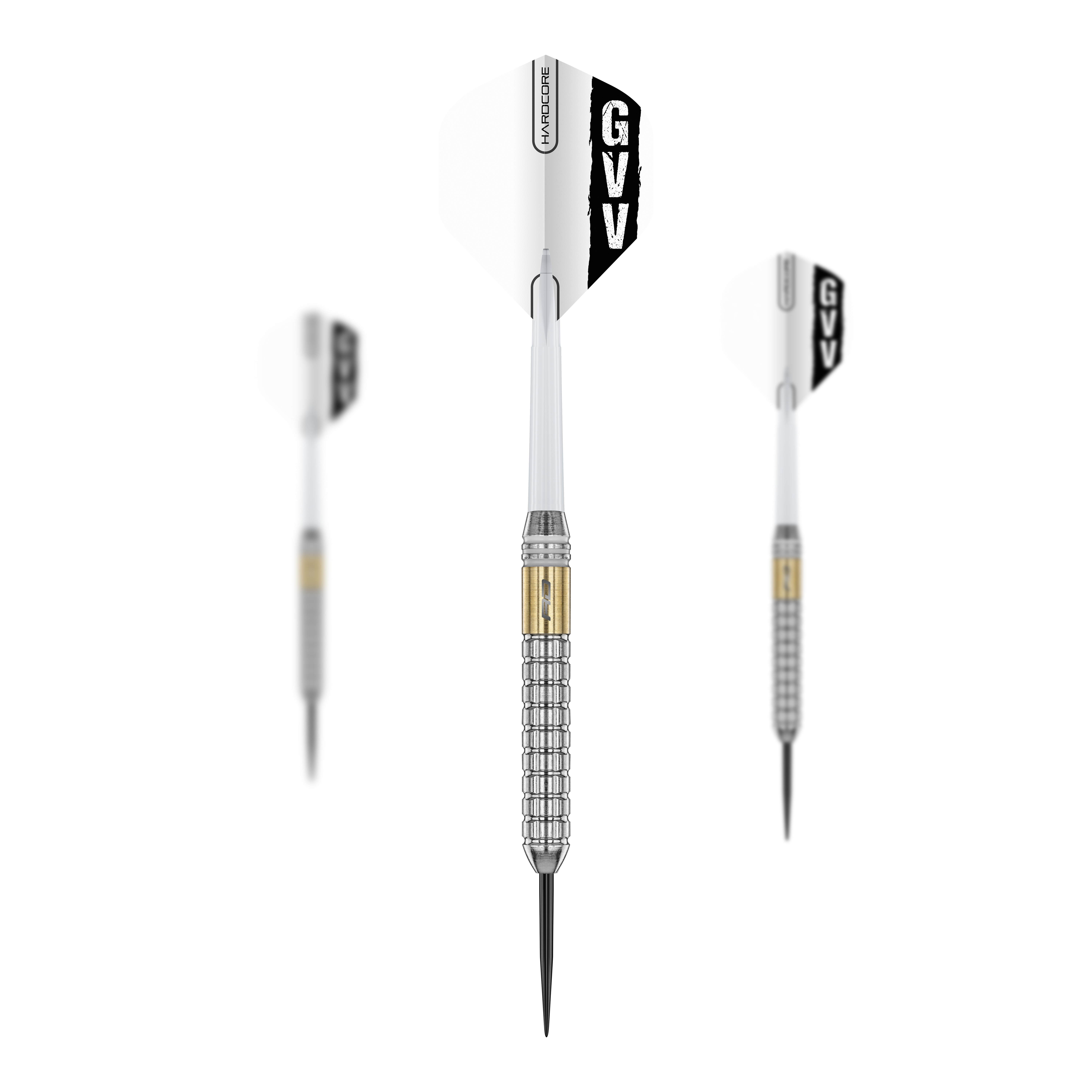 Red Dragon Gian Van Veen Steeldarts in ottone - 21 g Dieses Bild zeigt ein Set der Red Dragon Gian Van Veen Brass Steeldarts mit 21 g. Das Dart-Set eignet sich optimal für ambitionierte Spieler.