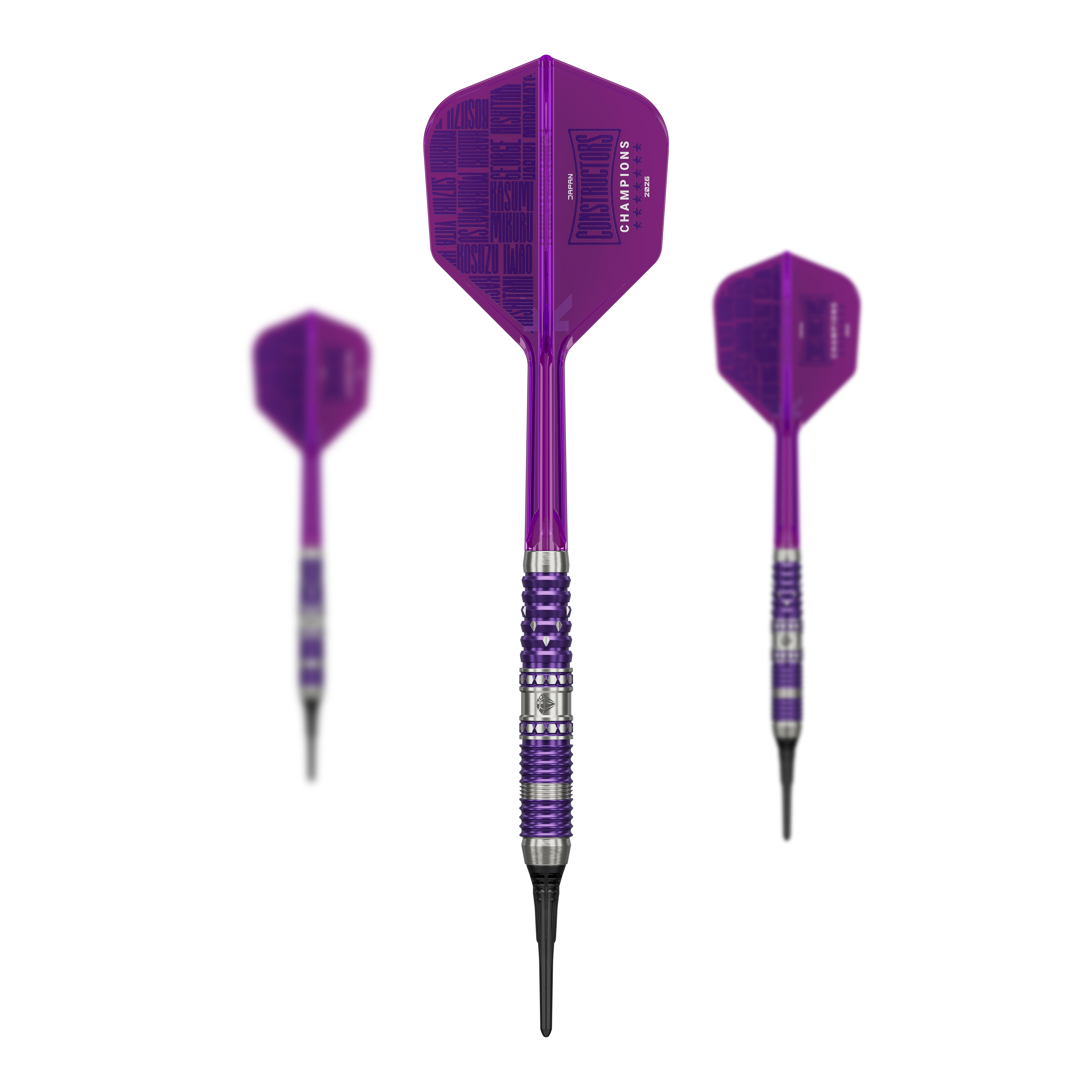 Freccette Target Japan Diamond GEN3 Constructors Champions Limited - 20 g Target Japan Diamond GEN3 Constructors Champions Limited Darts mit einem Gewicht von 20g. Das Bild zeigt das Dart-Set in limitierter Edition.