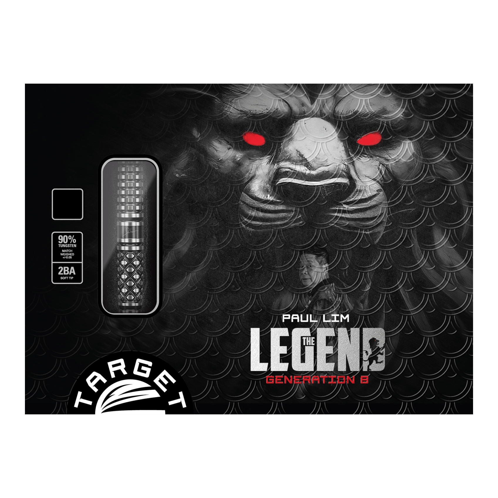 Target Giappone Paul Lim The Legend GEN8 Freccette morbide - 19g