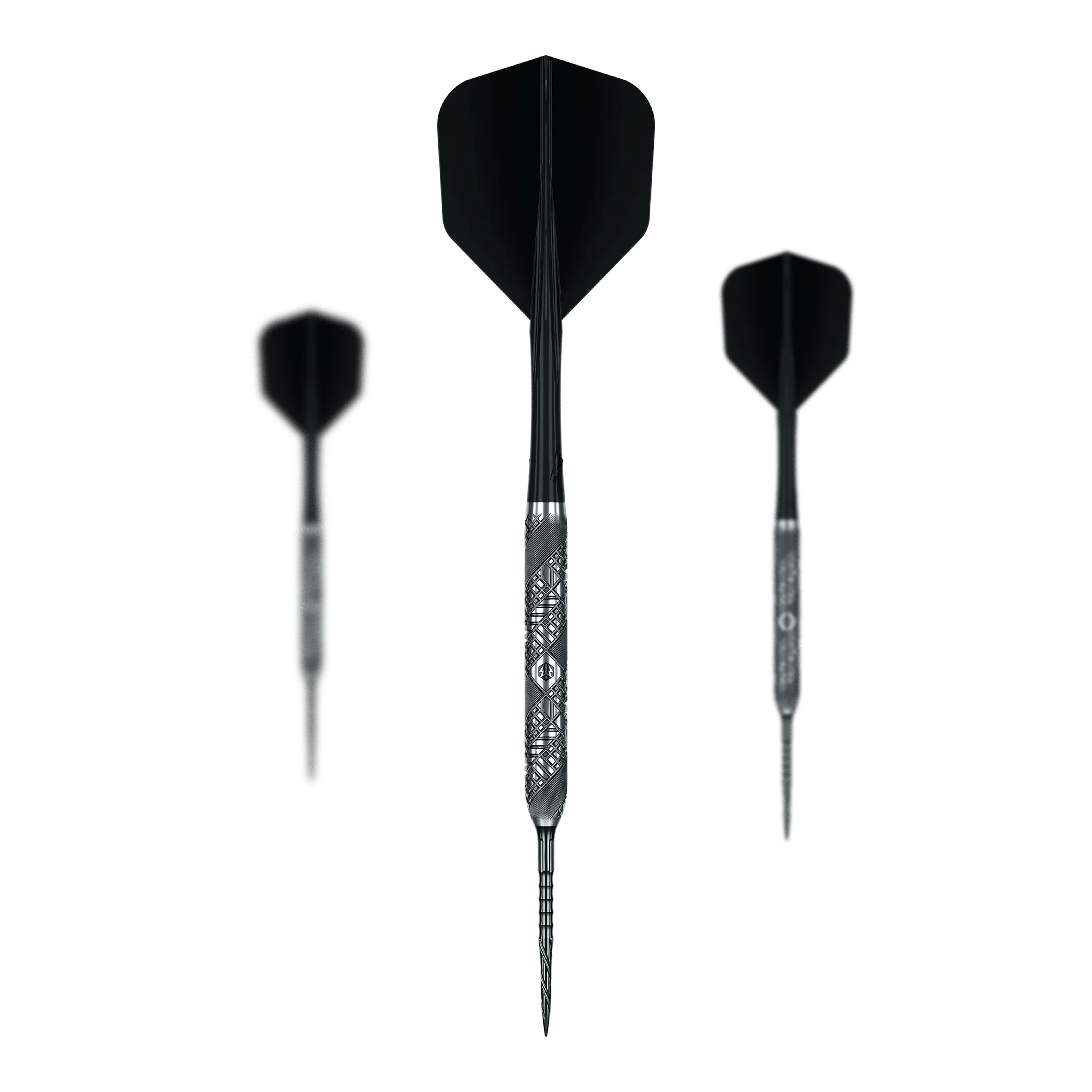 Freccette in acciaio Caliburn Halo H3 - 21,5 g Abgebildet ist das Set Caliburn Halo H3 Steeldarts - 21,5g. Es enthält mehrere Steeldarts für den Dartsport.